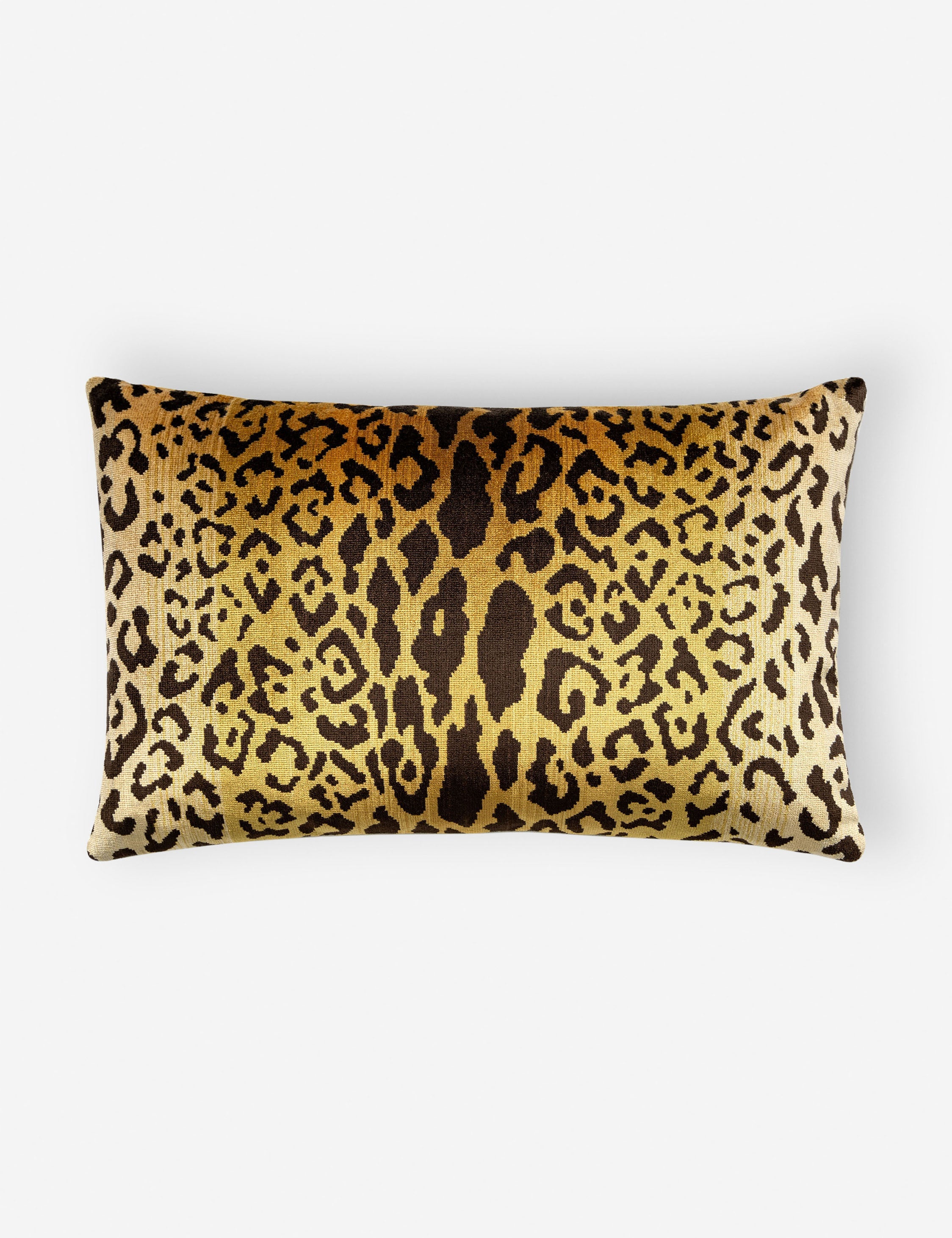Lulu and Georgia - Leopardo Silk Pillow by Scalamandré