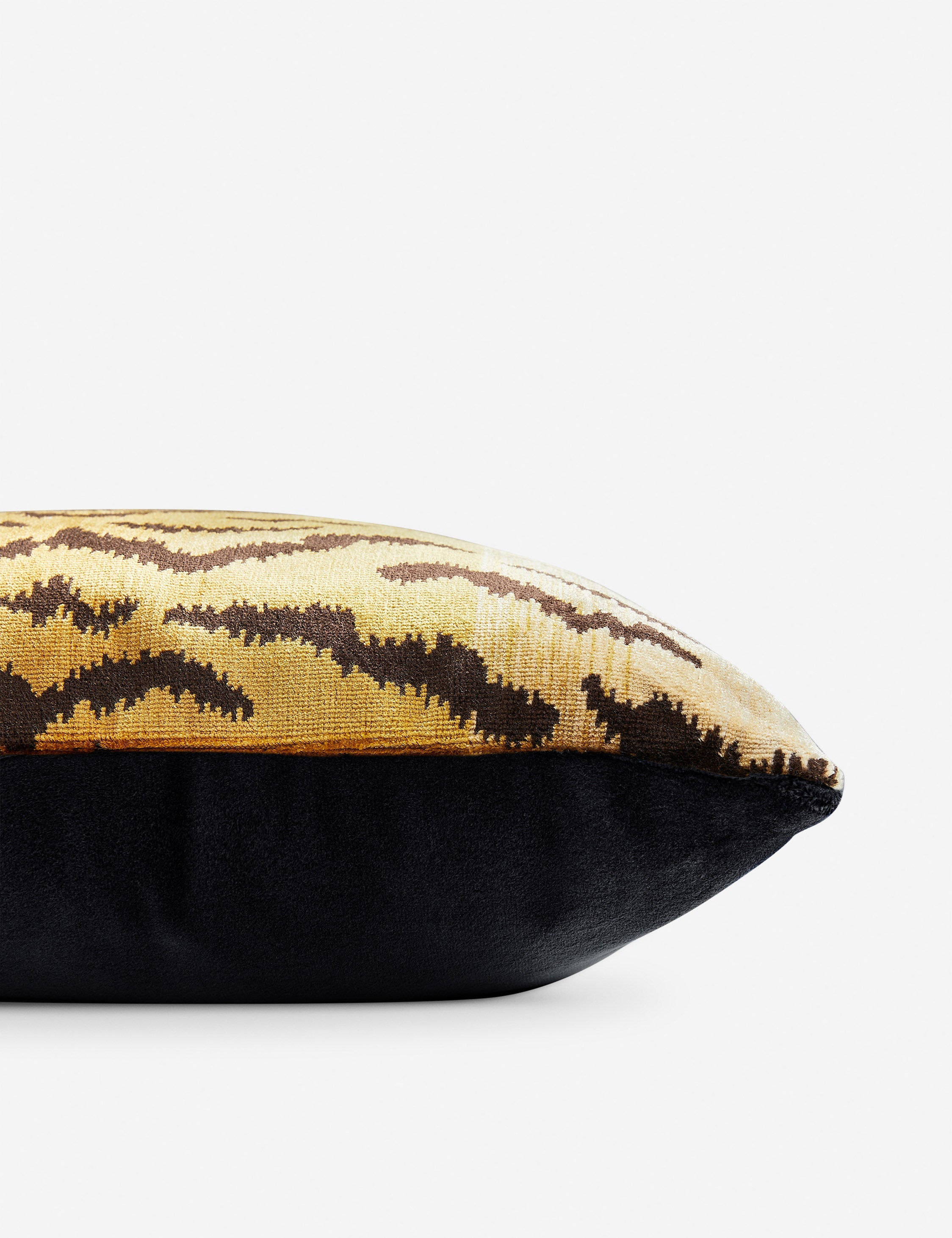 Lulu and Georgia - Tigre Silk Pillow by Scalamandré