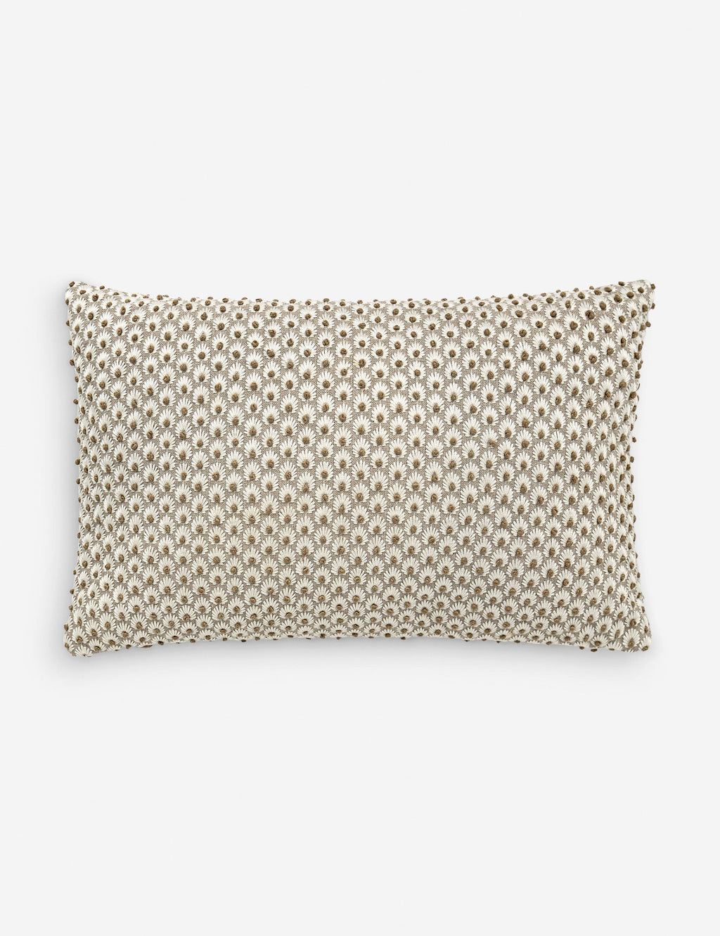 Lulu and Georgia - Fleur Embroidered Pillow by Scalamandre