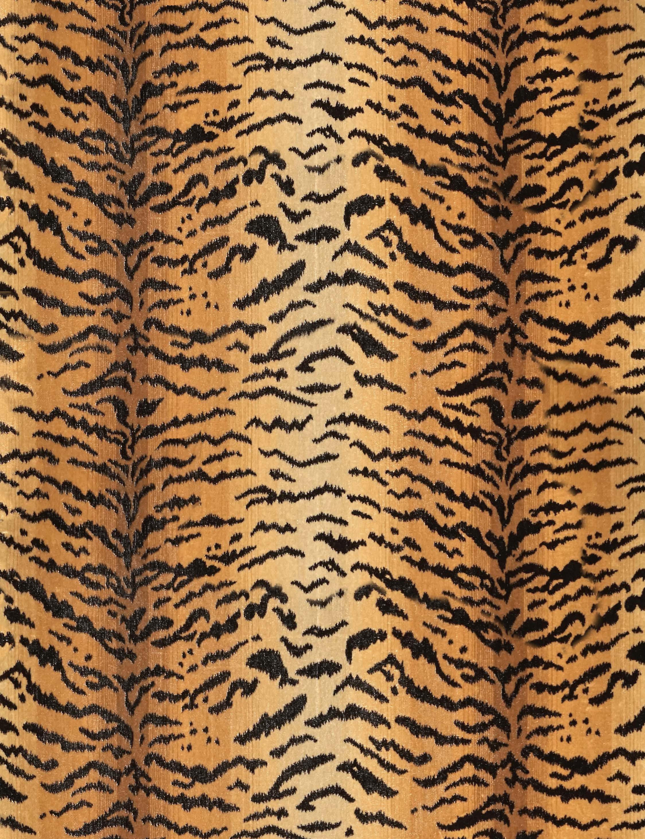 Lulu and Georgia - Tigre Velvet Fabric by Scalamandre