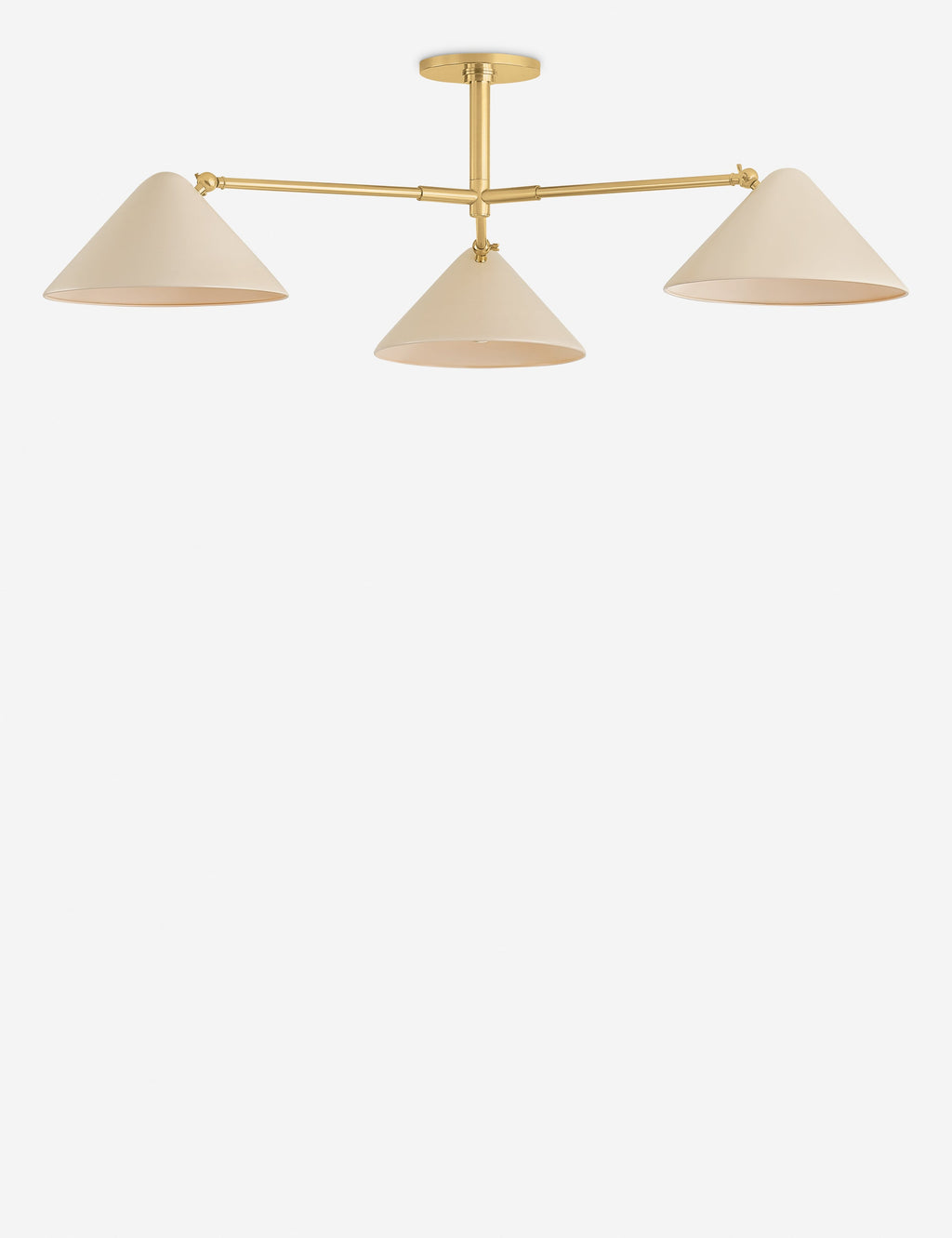 Lulu and Georgia - Citrine Semi - Flush Mount Light