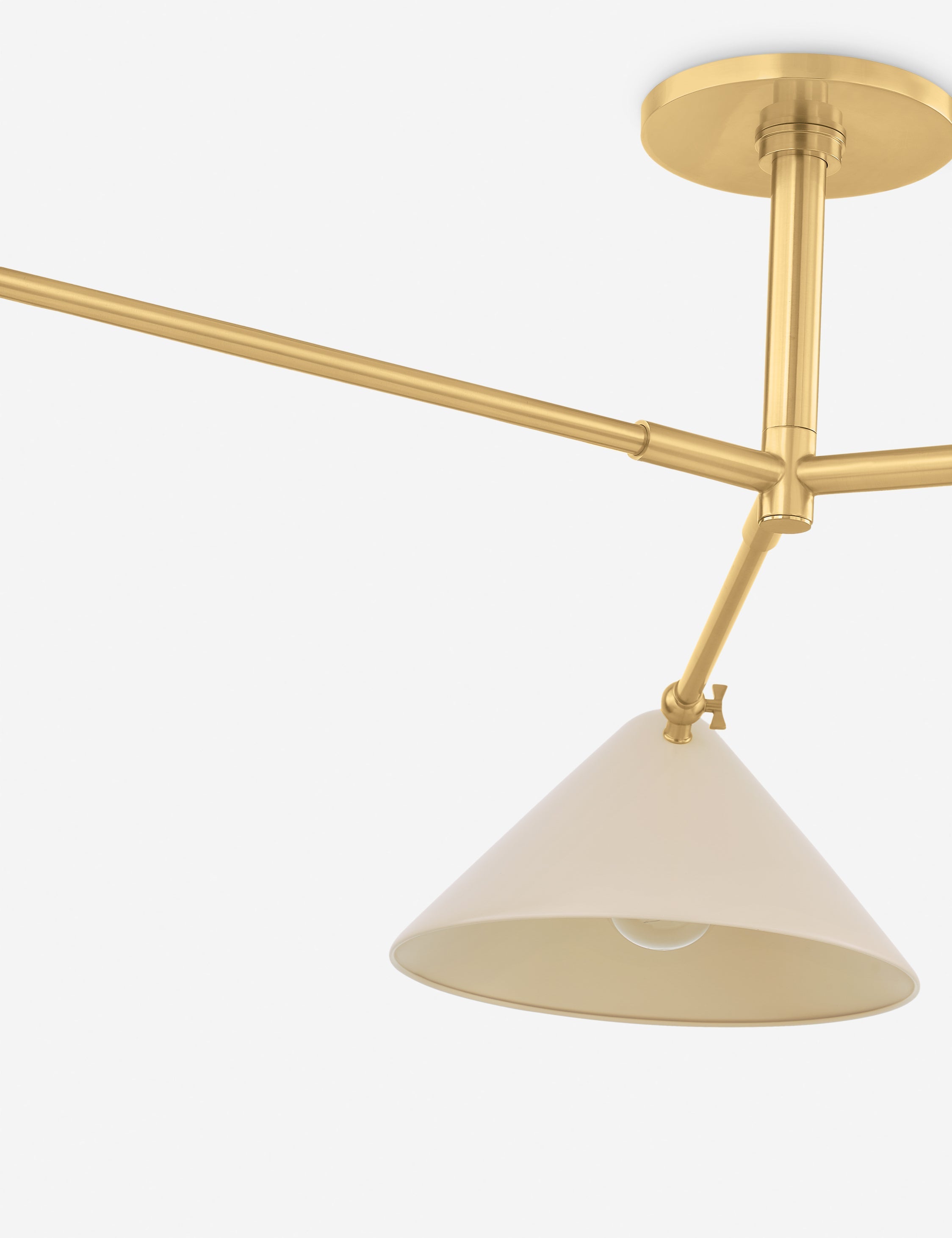 Lulu and Georgia - Citrine Semi - Flush Mount Light