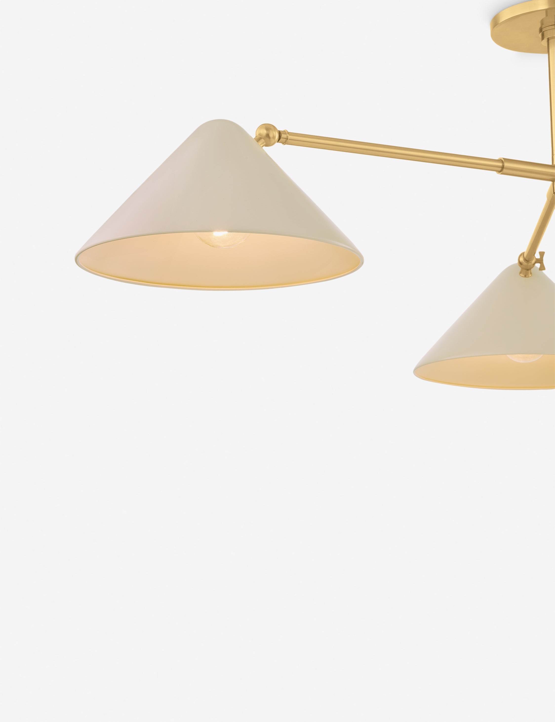 Lulu and Georgia - Citrine Semi - Flush Mount Light