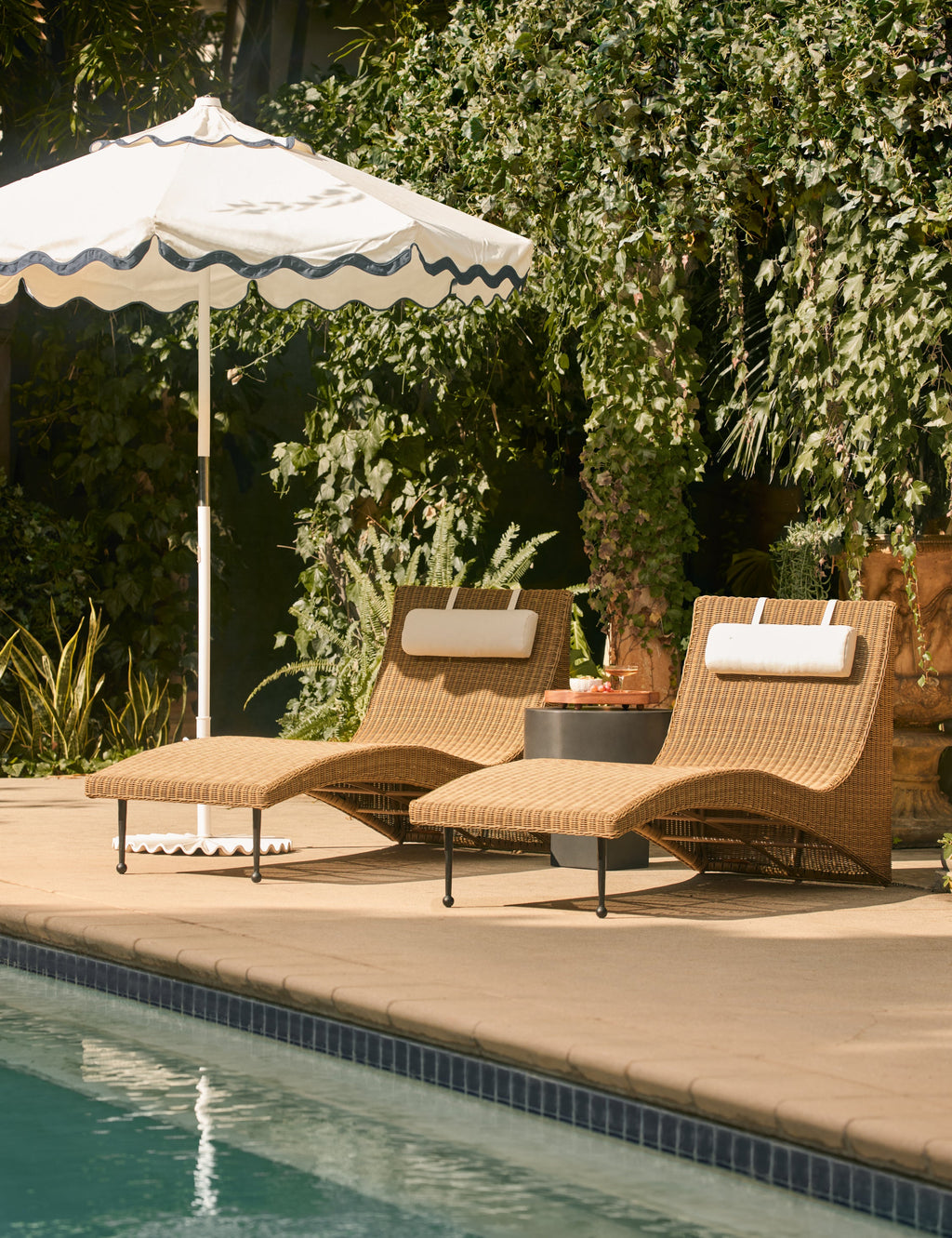 Lulu and Georgia - Marisol Outdoor Chaise by Sarah Sherman Samuel