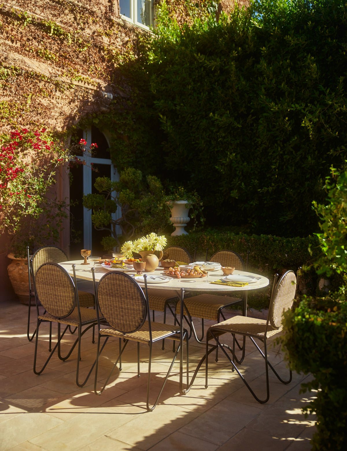 Lulu and Georgia - Open Box: Ziggy Outdoor Dining Chair, Natural by Sarah Sherman Samuel
