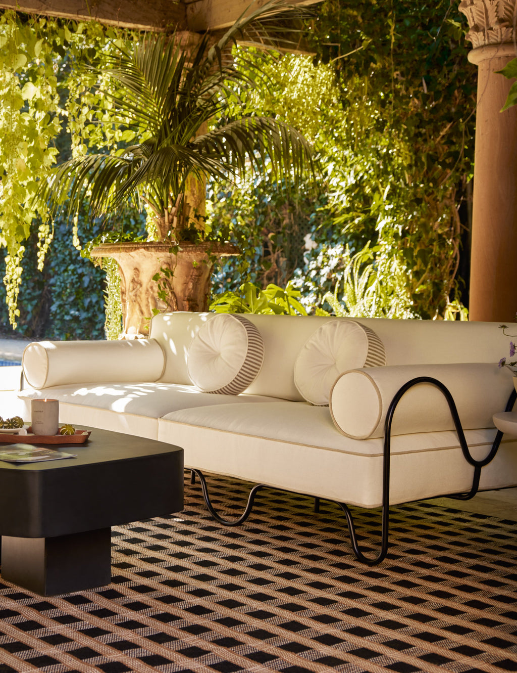 Lulu and Georgia - Peggy Outdoor Sofa by Sarah Sherman Samuel