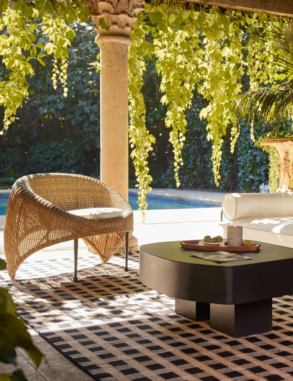 Lulu and Georgia - Marisol Outdoor Accent Chair by Sarah Sherman Samuel