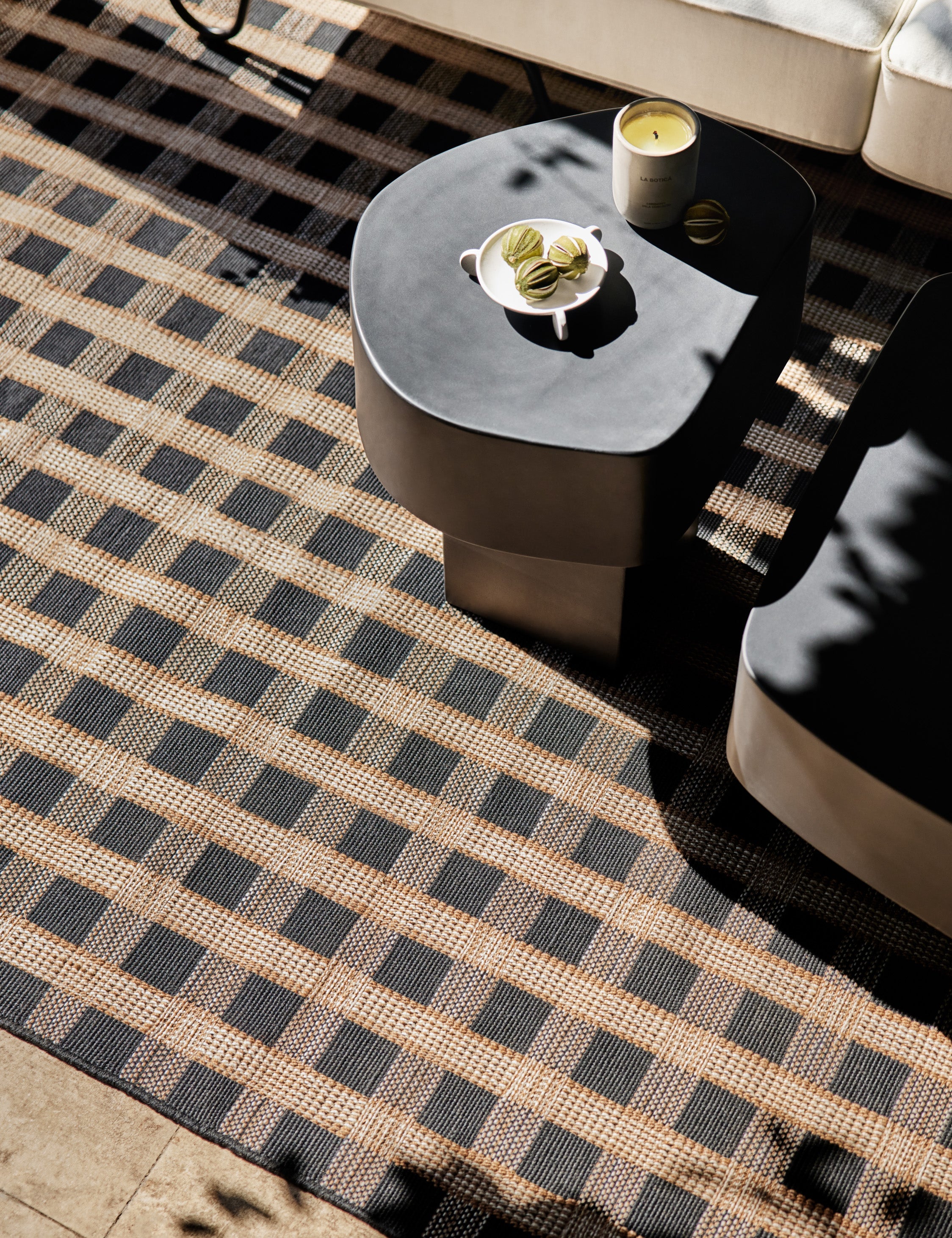 Lulu and Georgia - Armas Indoor / Outdoor Round Side Table by Sarah Sherman Samuel