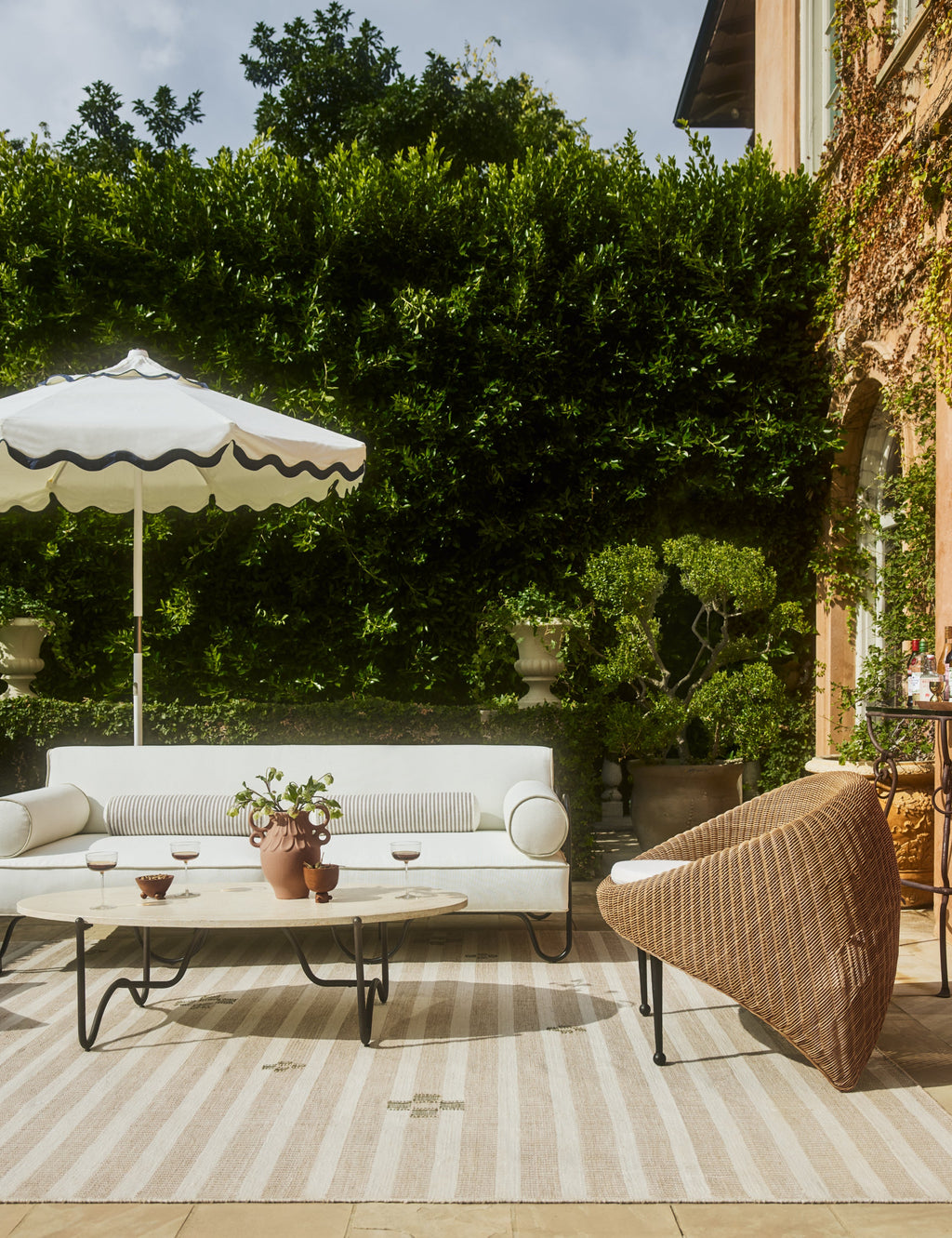 Lulu and Georgia - Peggy Outdoor Sofa by Sarah Sherman Samuel