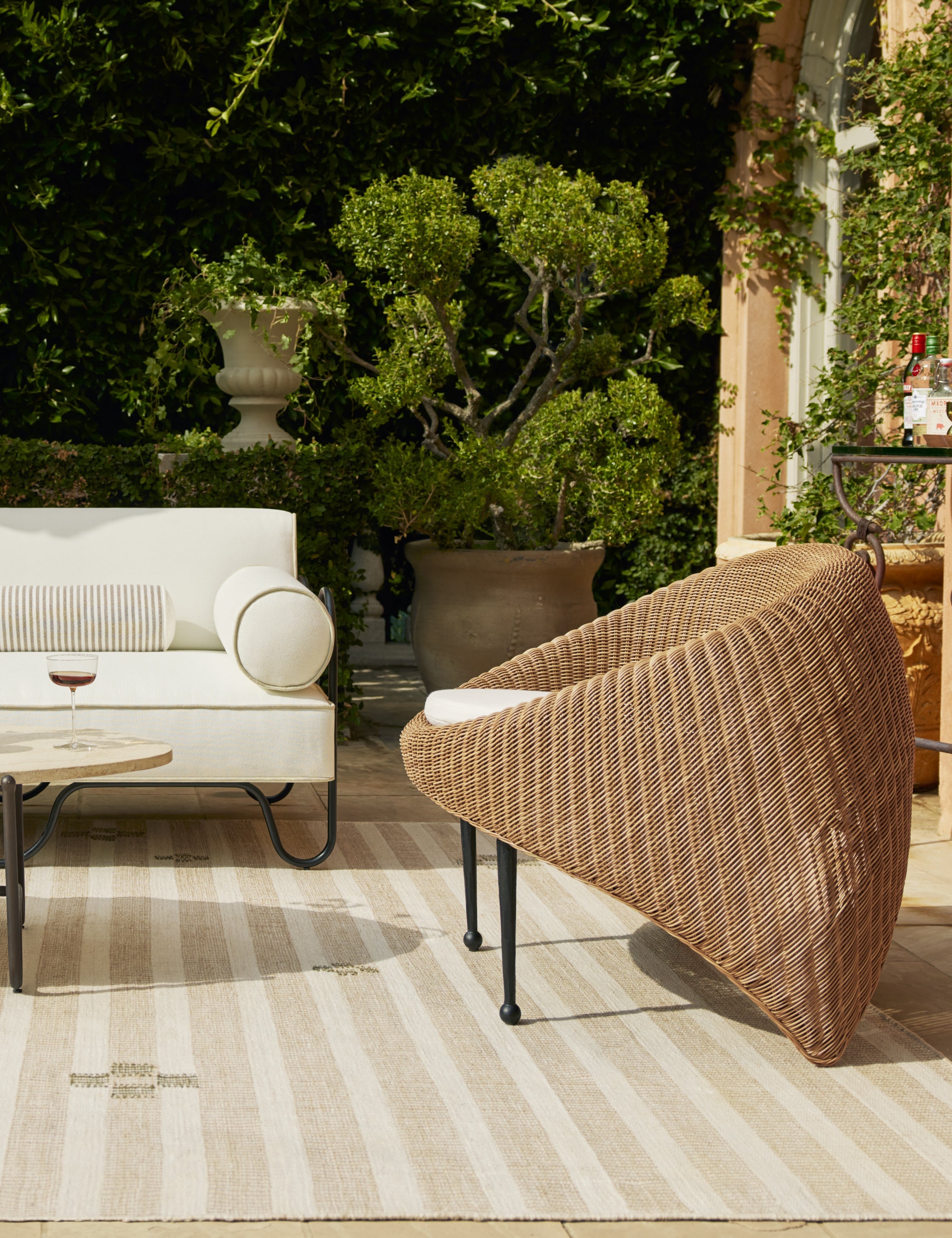 Lulu and Georgia - Marisol Outdoor Accent Chair by Sarah Sherman Samuel
