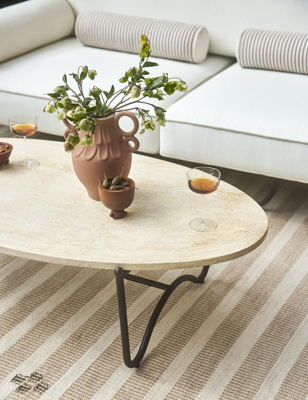 Lulu and Georgia - Peggy Outdoor Oval Coffee Table by Sarah Sherman Samuel