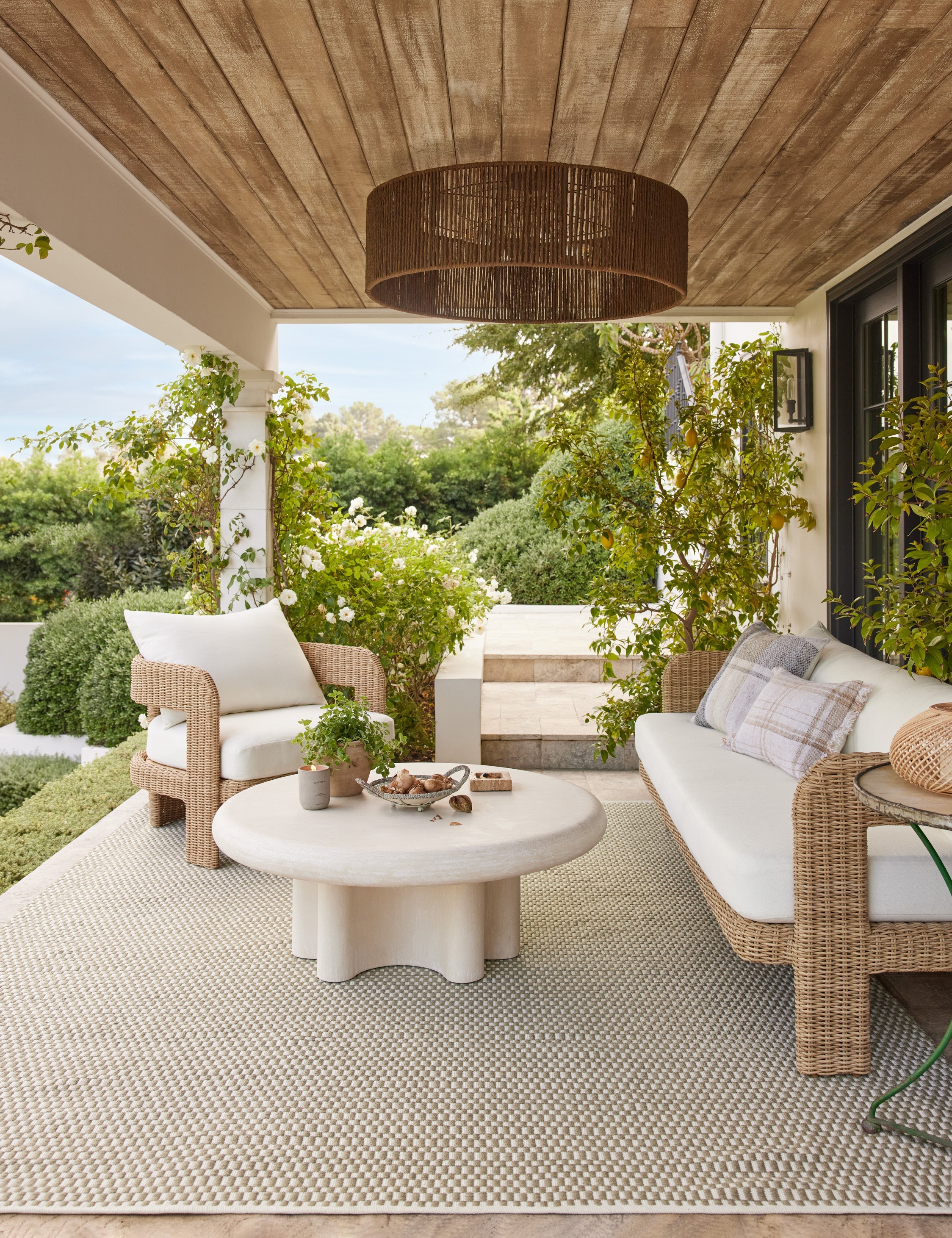 Lulu and Georgia - Ruiz Indoor / Outdoor Round Coffee Table