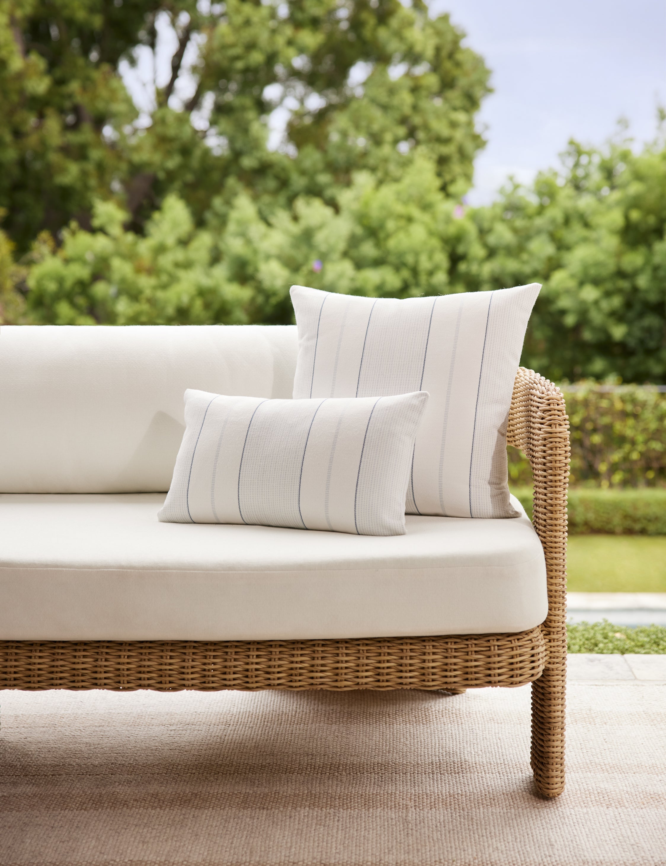 Leo Indoor / Outdoor Pillow by Sunbrella for Lulu and Georgia