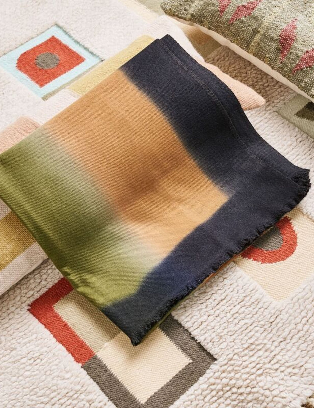 Lulu and Georgia - Olyv Wool Throw by Studio Variously