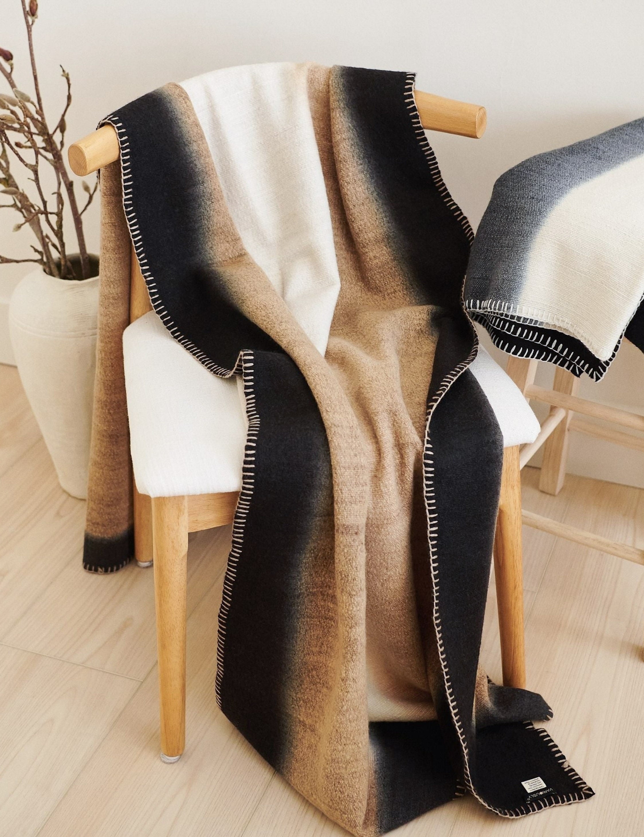 Lulu and Georgia - Siroco Wool Throw by Studio Variously