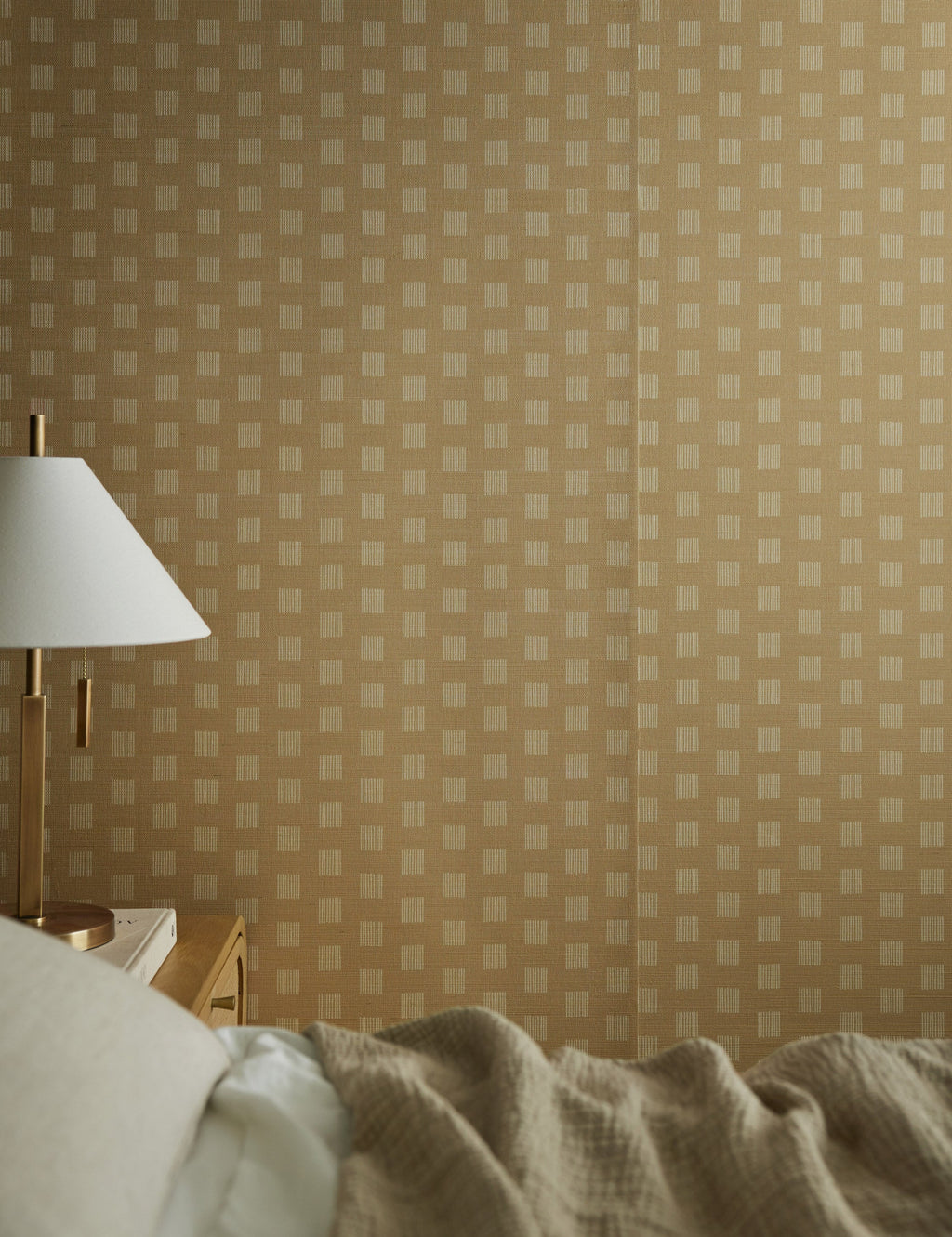 Lulu and Georgia - Sand Dune Grasscloth Wallpaper by Élan Byrd