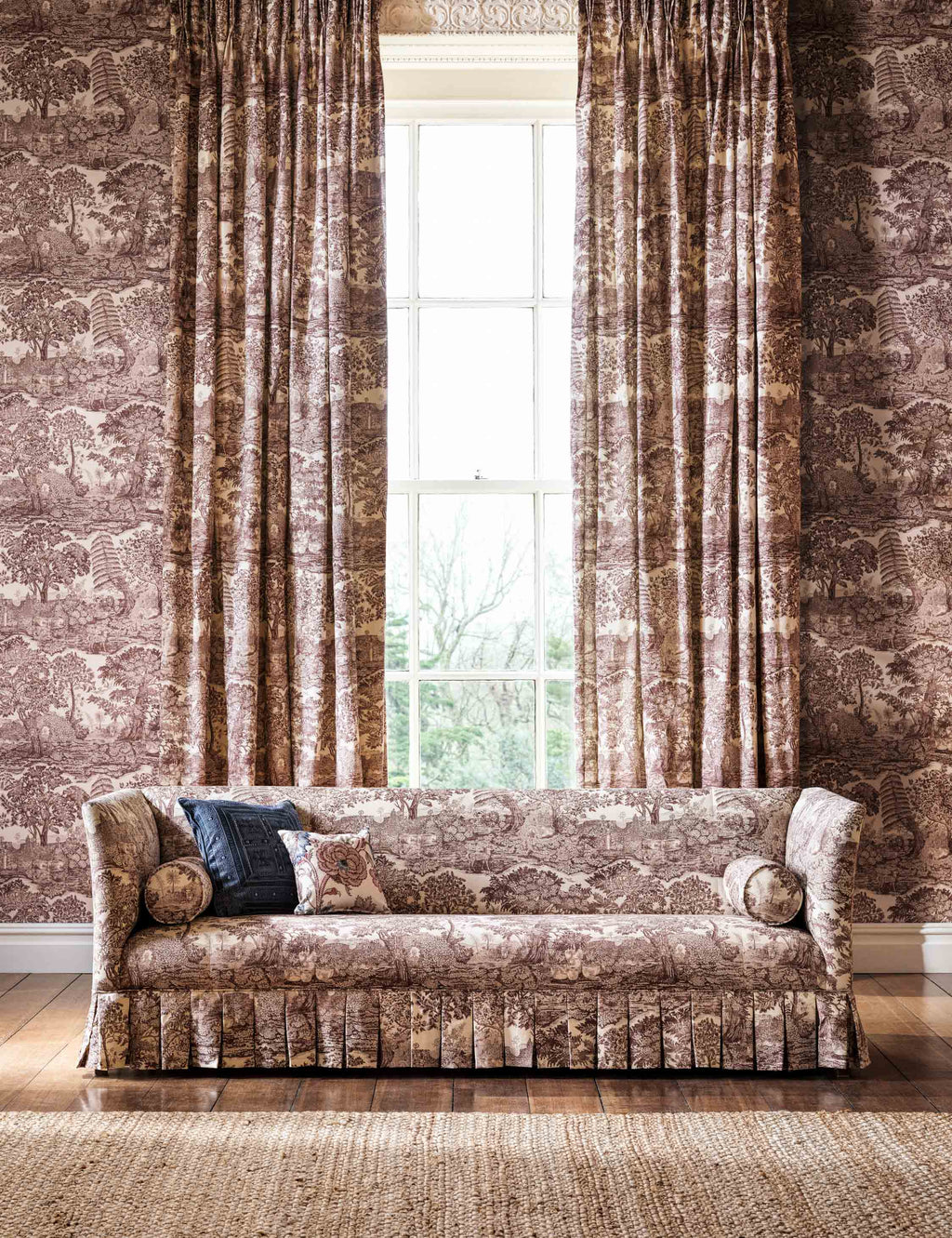 Lulu and Georgia - Highgrove Toile Linen - Blend Fabric by Sanderson