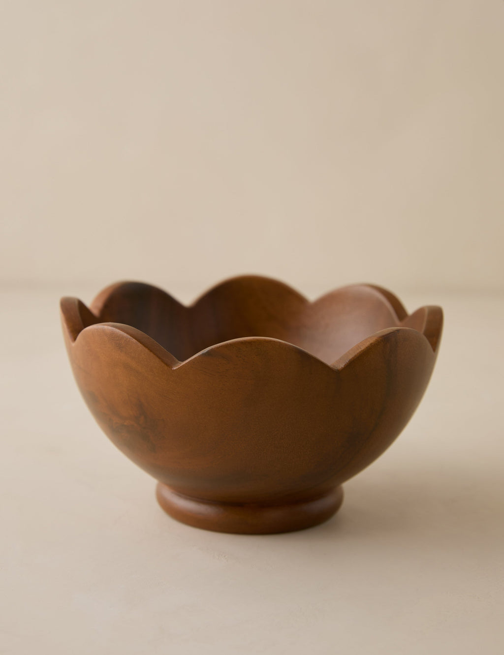 Lulu and Georgia - Scalloped Wood Bowls (Set of 4) by Sarah Sherman Samuel