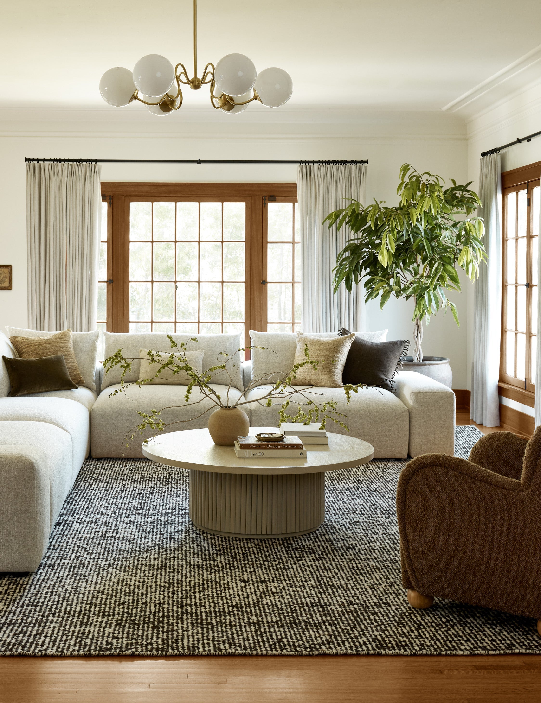 Lulu and Georgia - Rutherford Round Coffee Table