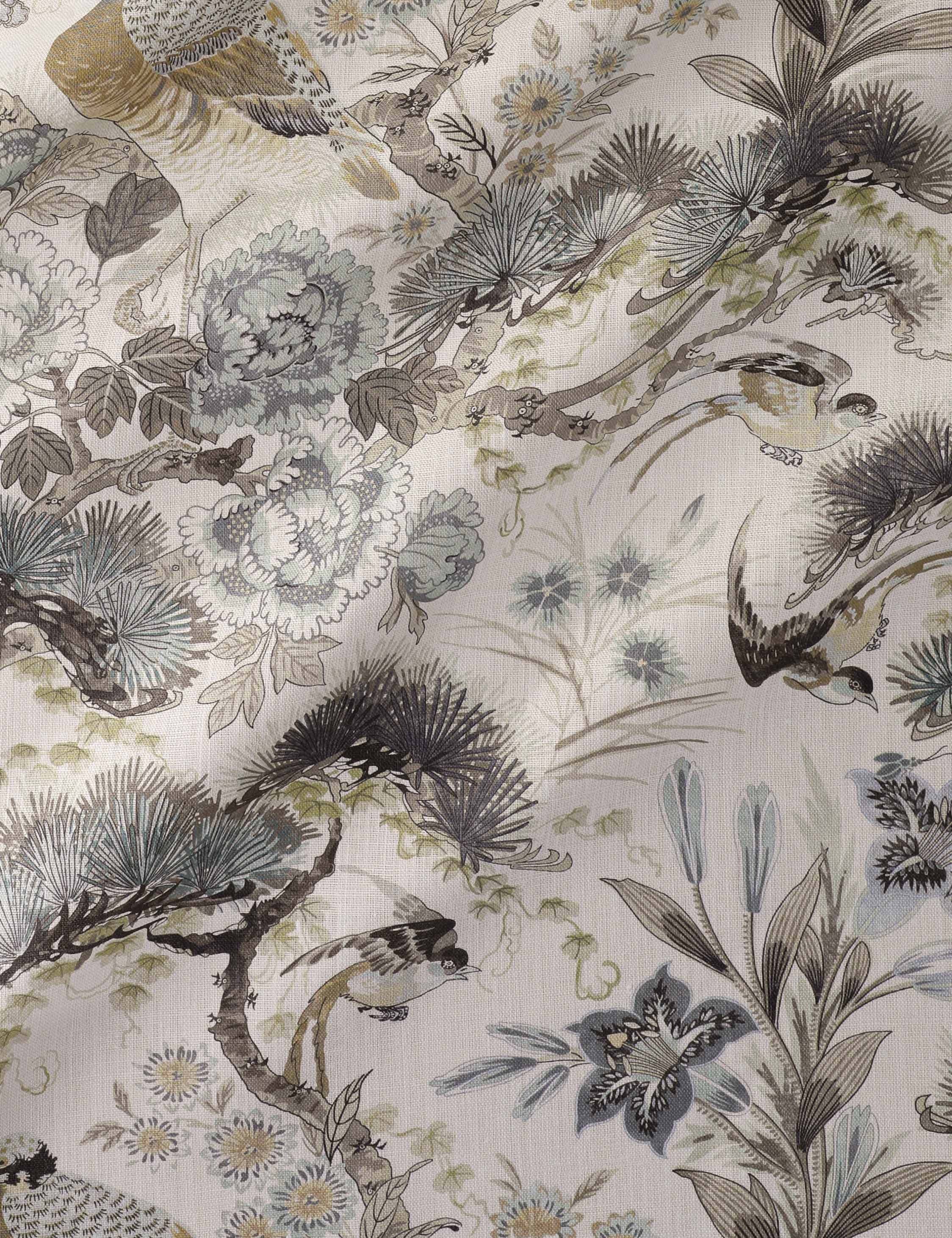 Lulu and Georgia - Shenyang Linen Fabric by Scalamandré