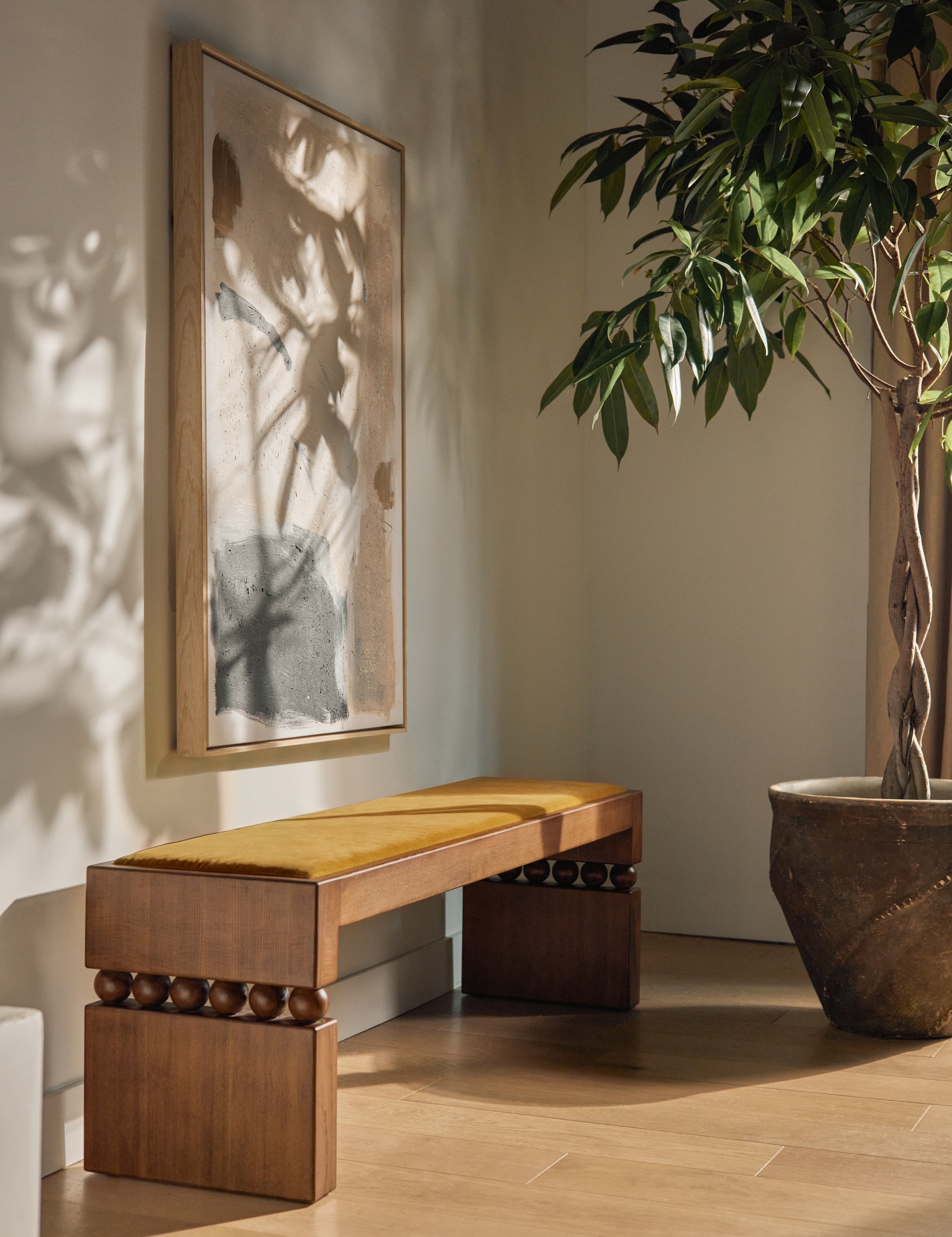 Lulu and Georgia - Ceiba Bench by Carly Cushnie