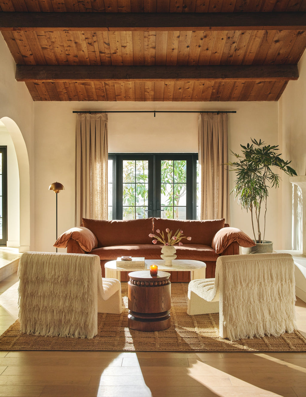 Lulu and Georgia - Open Box: Coco Round Side Table, Espresso by Carly Cushnie