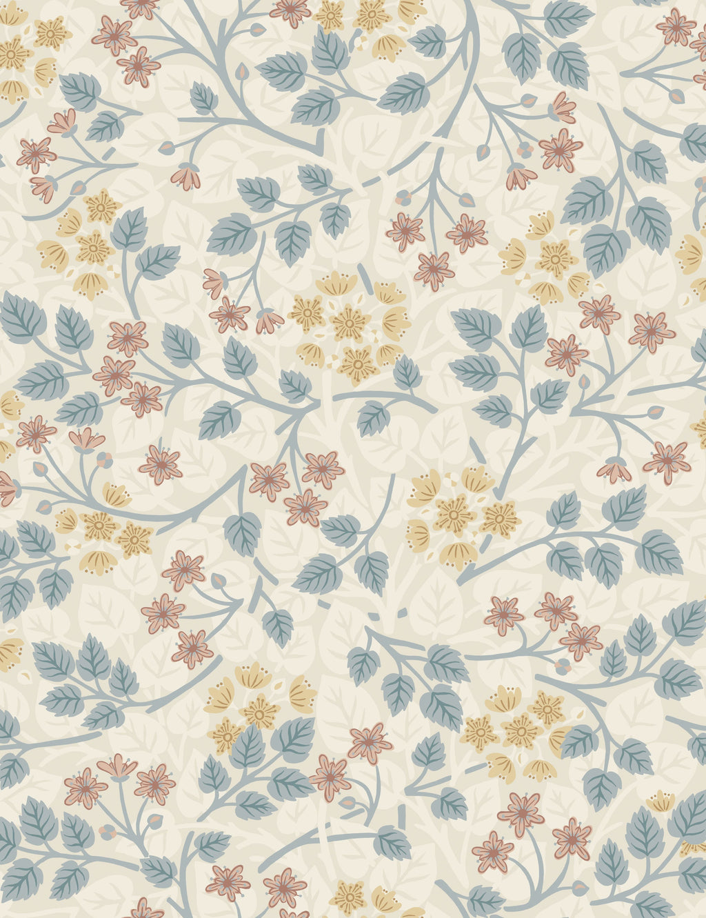 Lulu and Georgia - Silver Lime Wallpaper by Sanderson