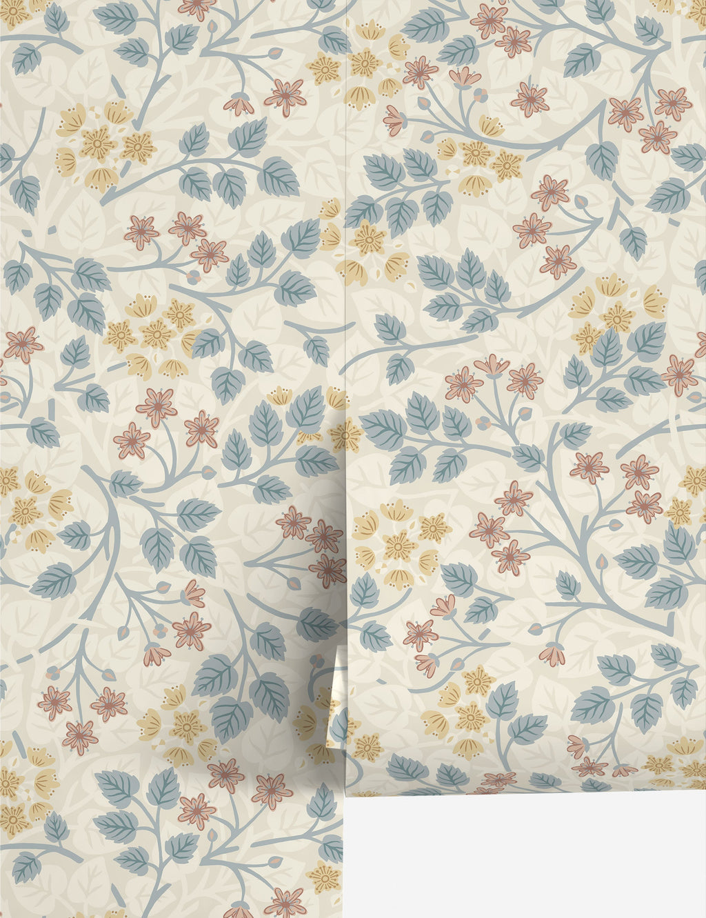 Lulu and Georgia - Silver Lime Wallpaper by Sanderson