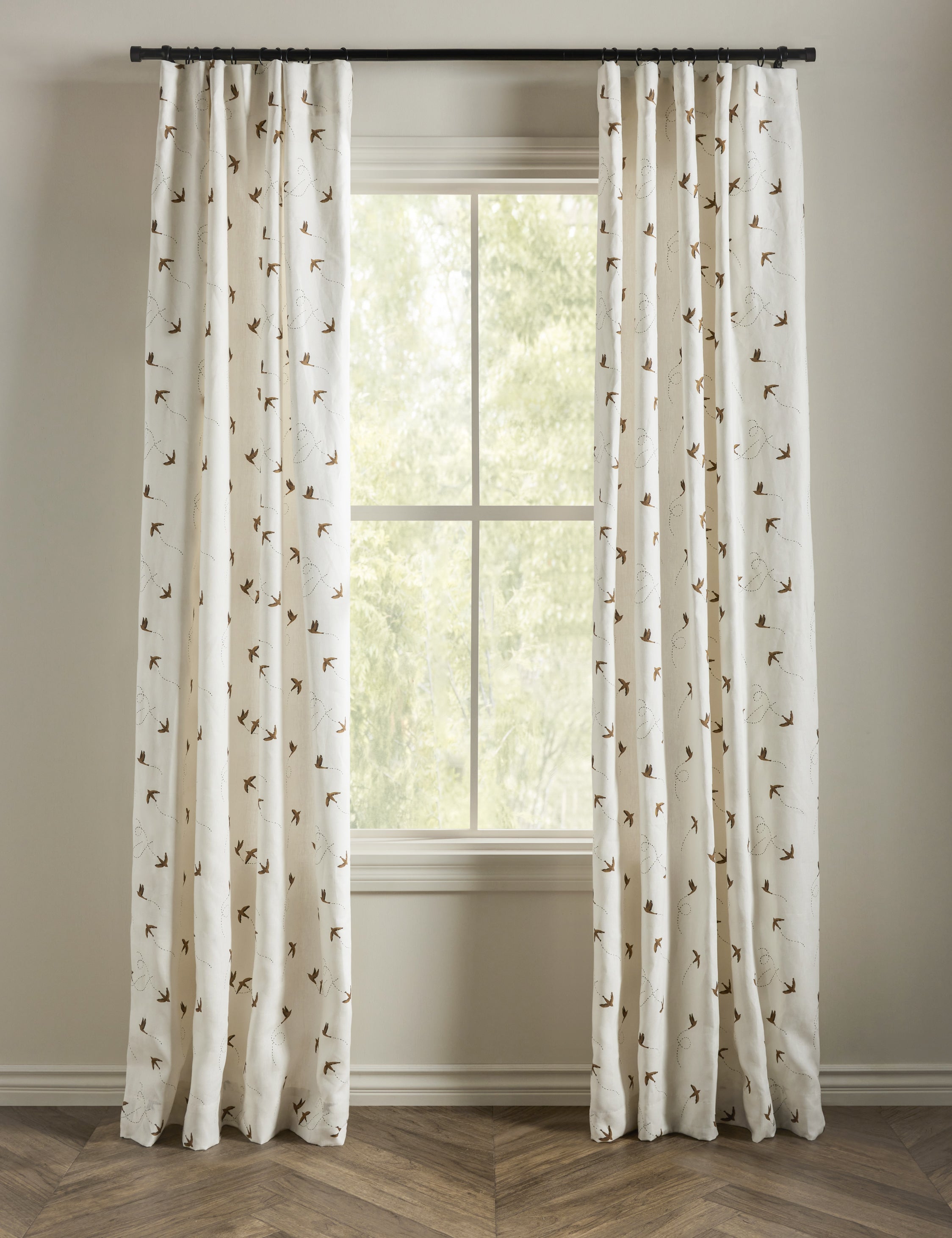 Lulu and Georgia - Sparrow Linen Curtain Panel by Rylee + Cru