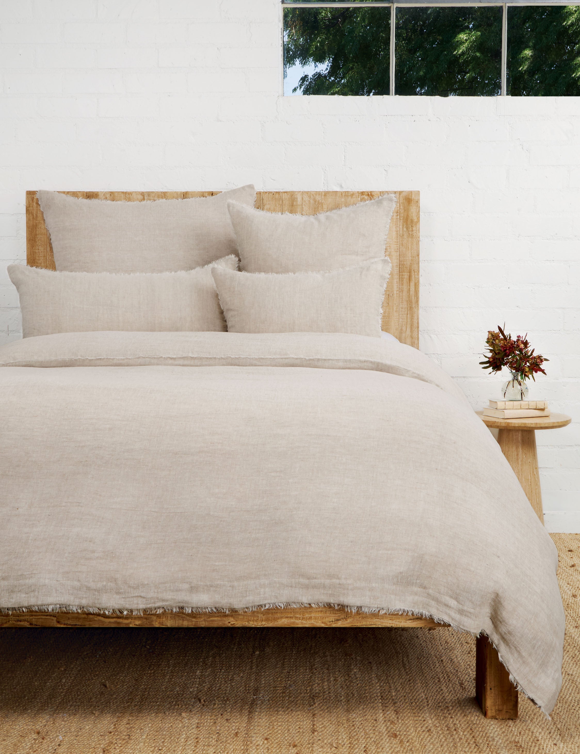 Lulu and Georgia - Hunter Linen Duvet Cover by Pom Pom at Home