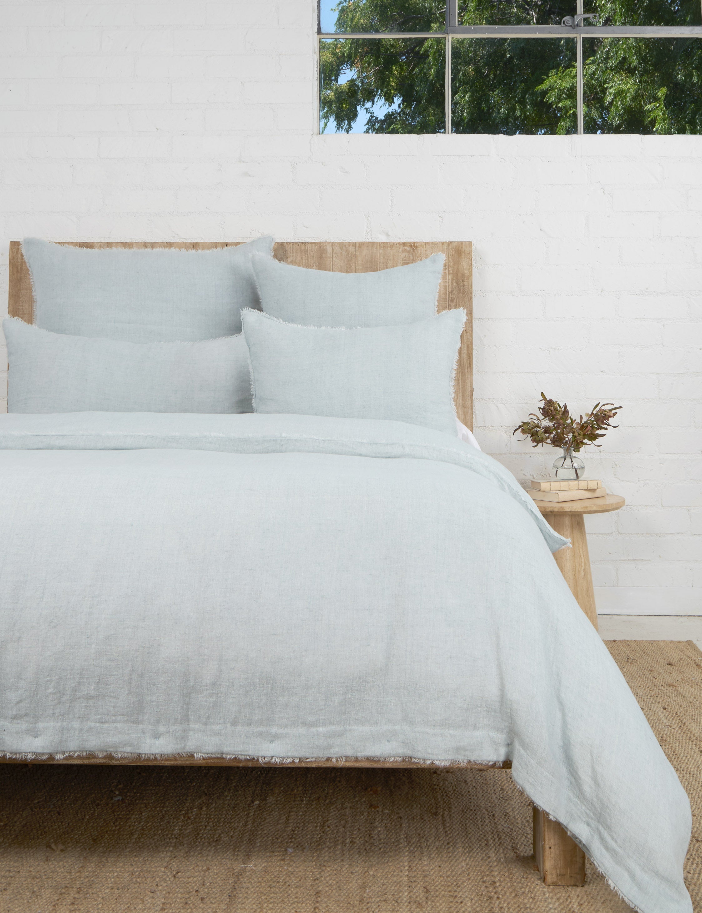 Lulu and Georgia - Hunter Linen Duvet Cover by Pom Pom at Home