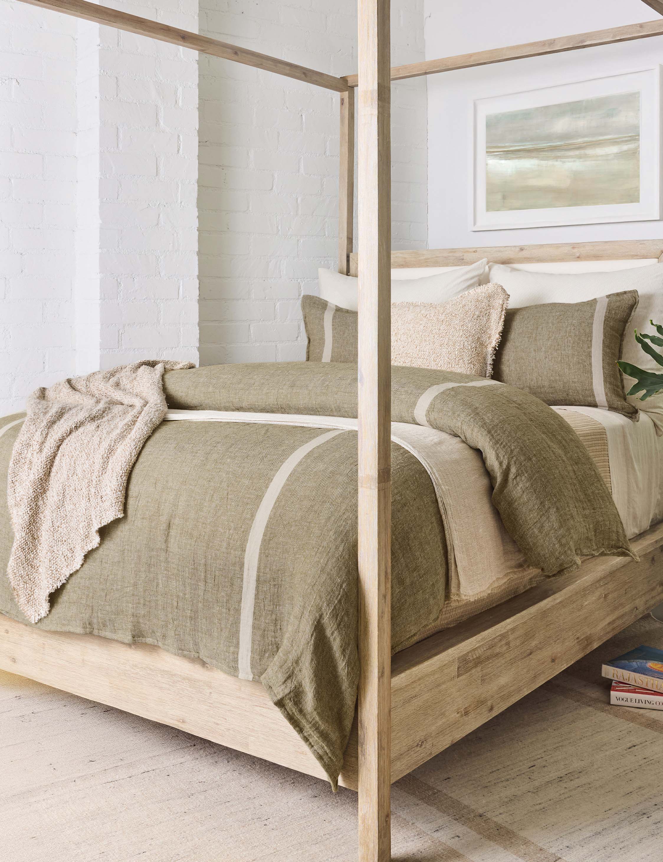 Lulu and Georgia - Rory Linen Duvet Cover by Pom Pom at Home