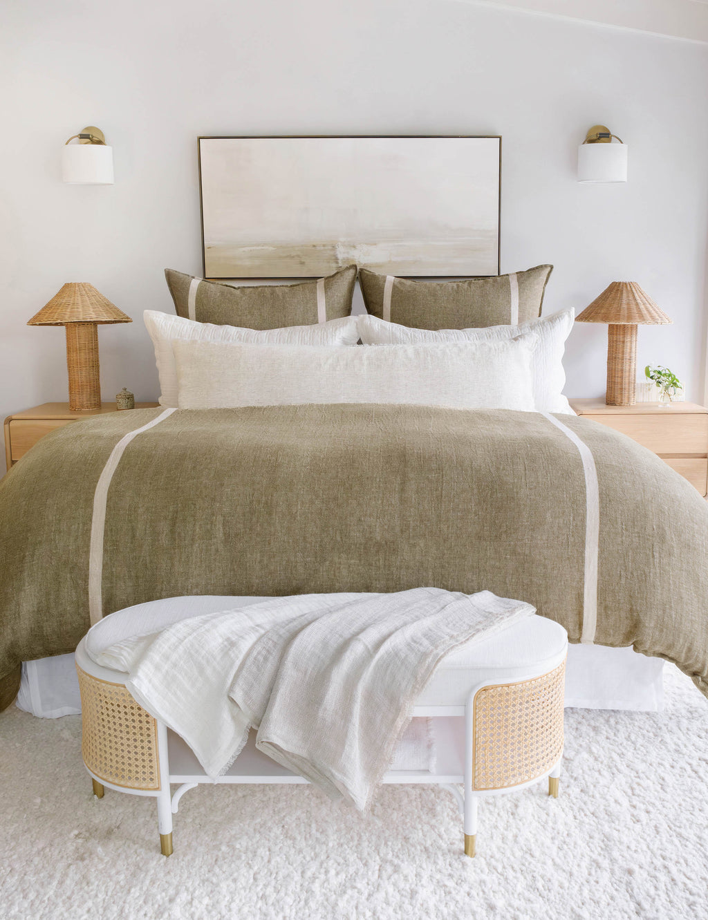 Lulu and Georgia - Rory Linen Duvet Cover by Pom Pom at Home