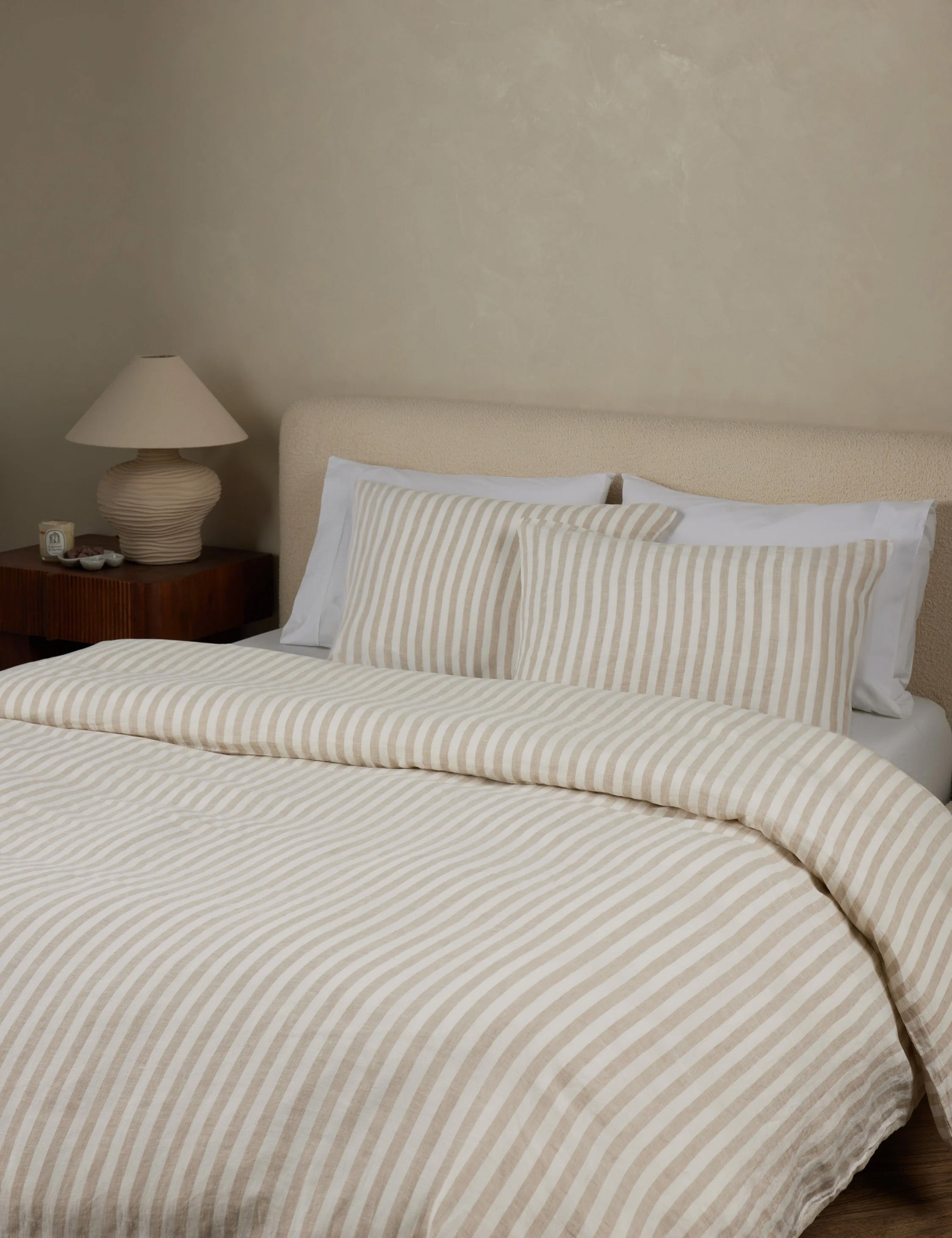 Lulu and Georgia - Thayer Striped European Flax Linen® Duvet Cover