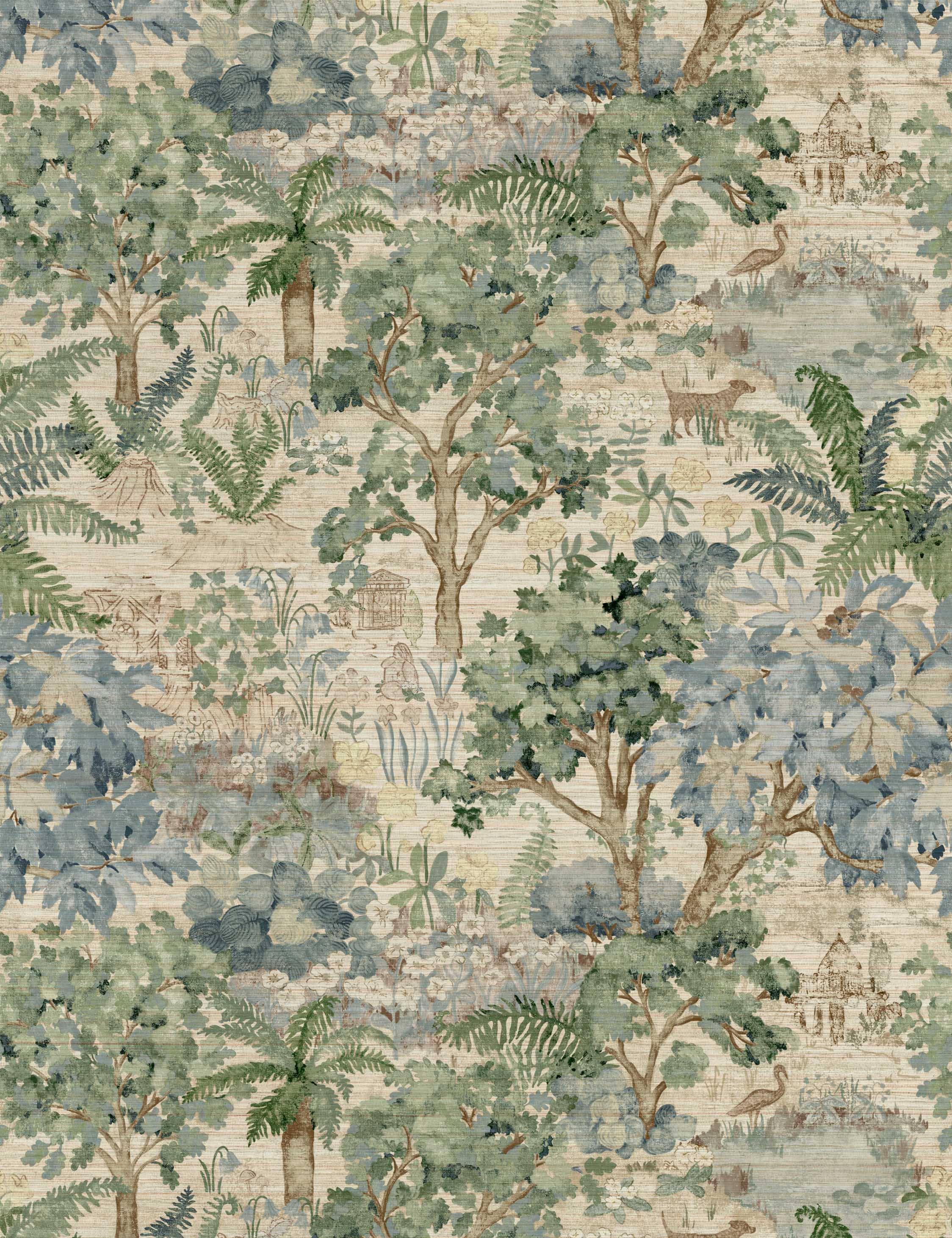 Lulu and Georgia - The Stumpery Wallpaper by Sanderson