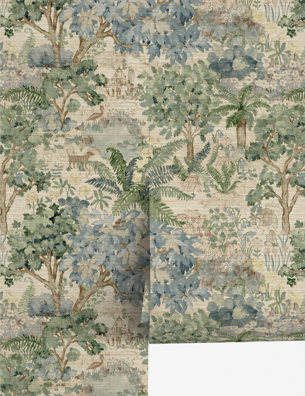 Lulu and Georgia - The Stumpery Wallpaper by Sanderson