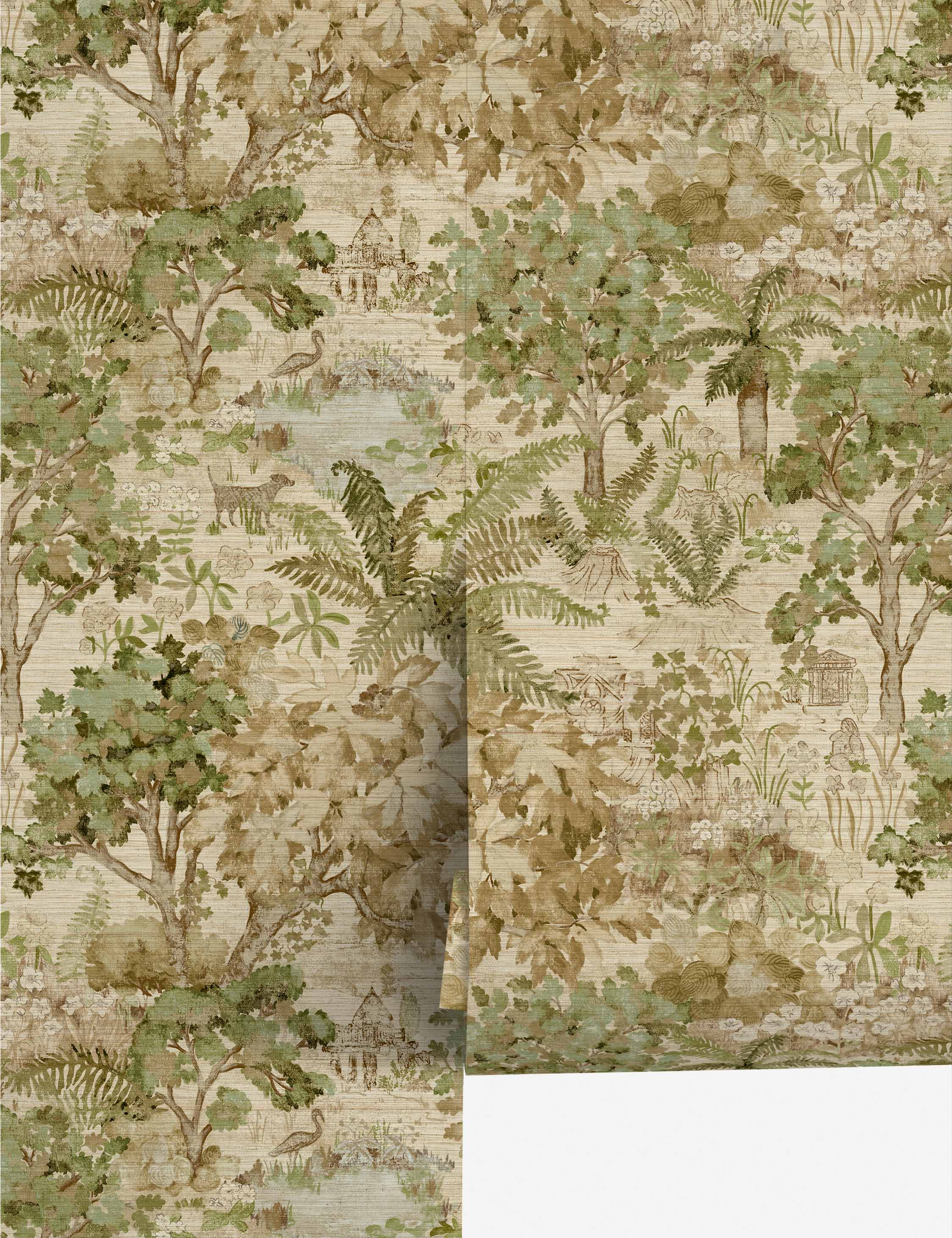 Lulu and Georgia - The Stumpery Wallpaper by Sanderson
