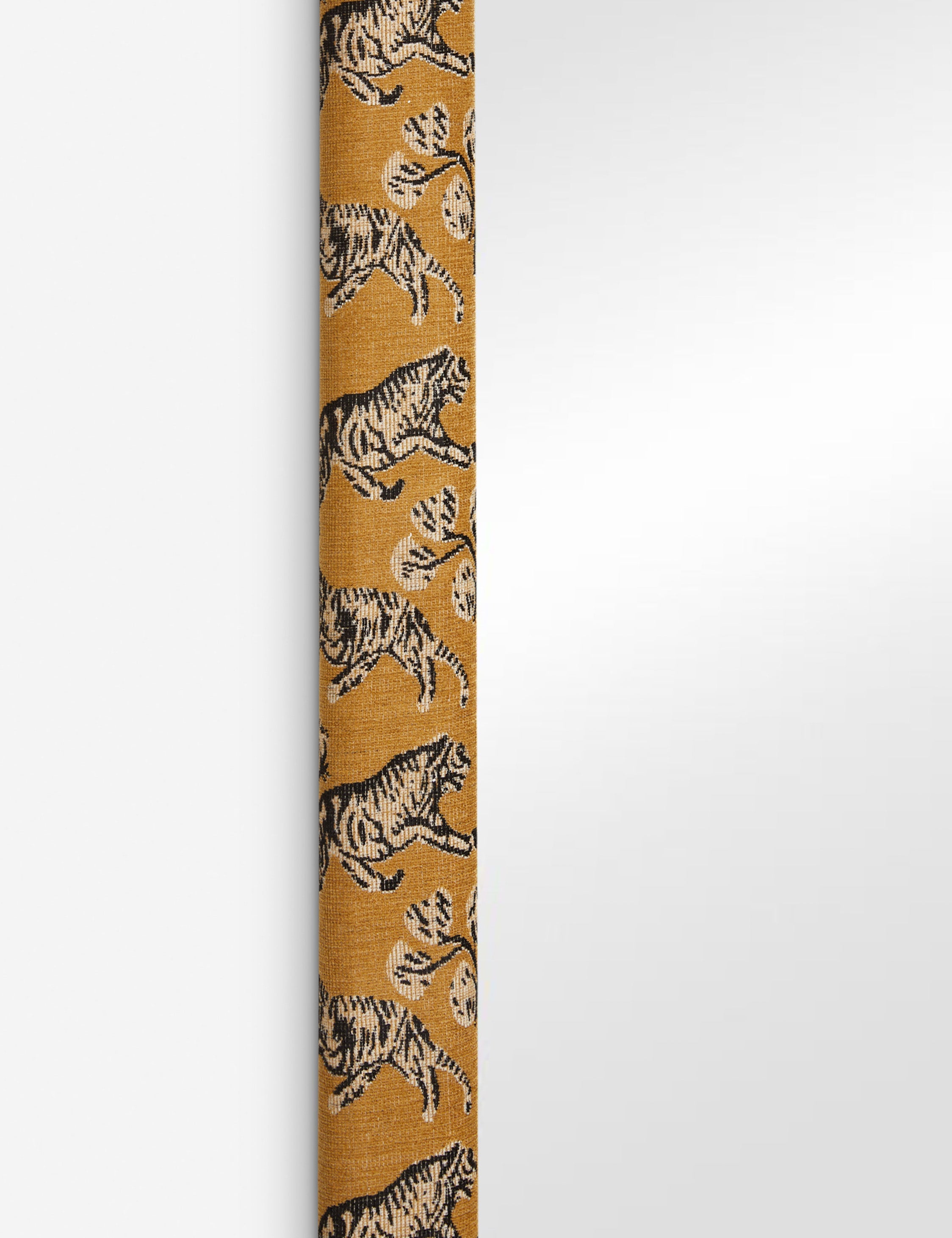 Lulu and Georgia - Tiger Upholstered Full Length Mirror by Sarah Sherman Samuel
