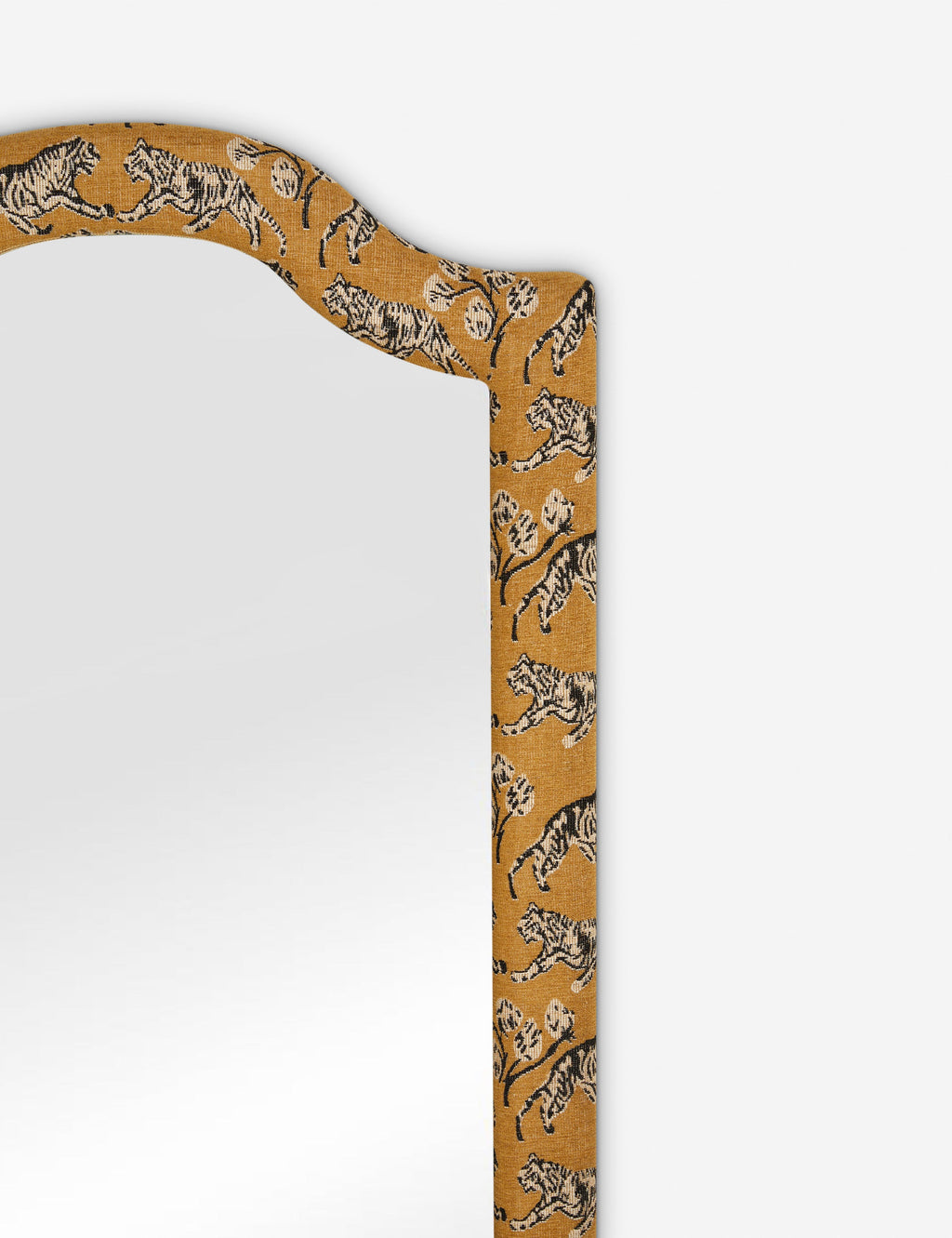 Lulu and Georgia - Tiger Upholstered Full Length Mirror by Sarah Sherman Samuel