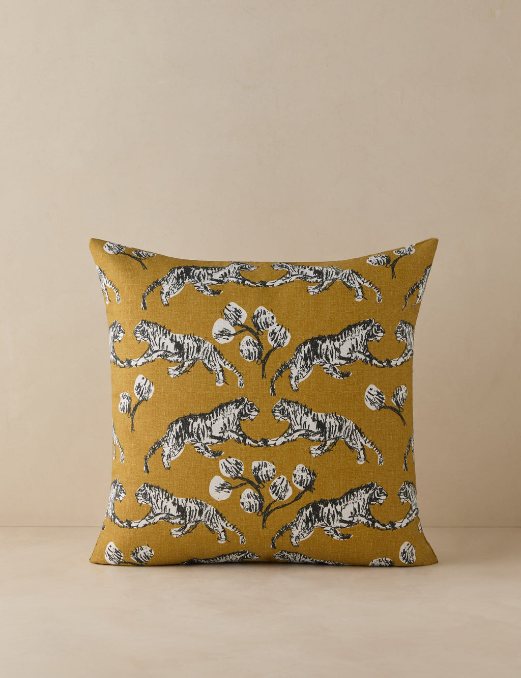 Lulu and Georgia - Tiger Indoor / Outdoor Pillow by Sarah Sherman Samuel