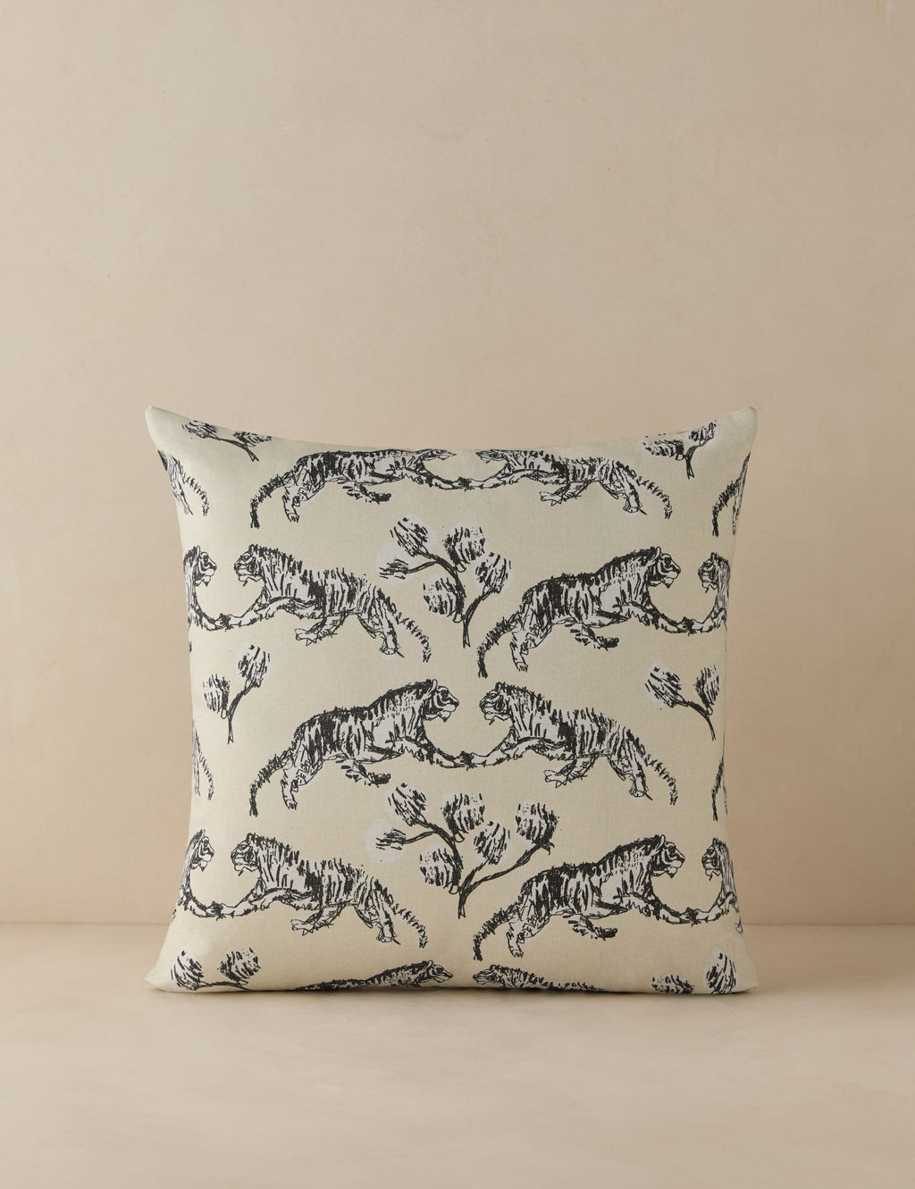 Lulu and Georgia - Tiger Indoor / Outdoor Pillow by Sarah Sherman Samuel