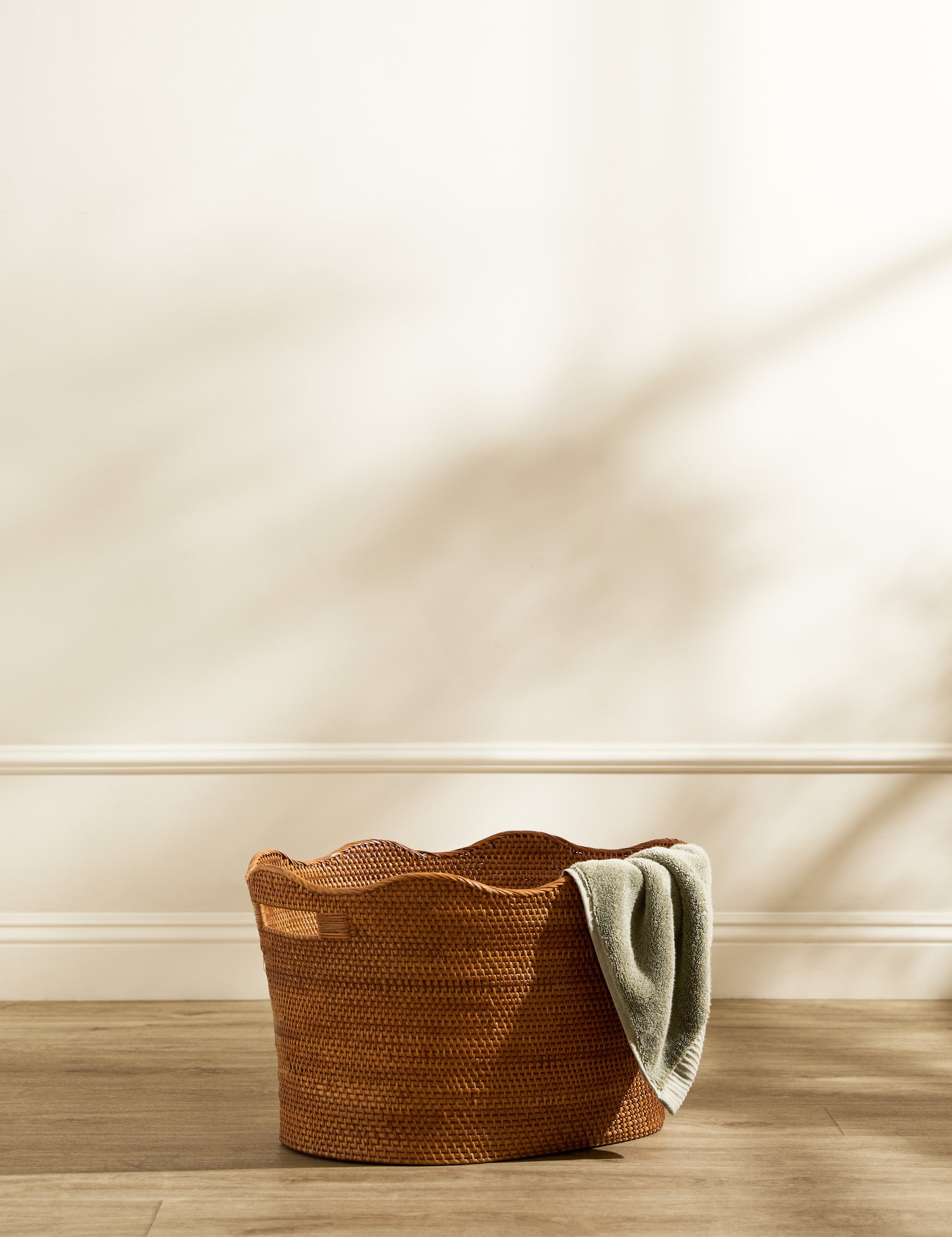 Lulu and Georgia - Tyna Rattan Laundry Basket