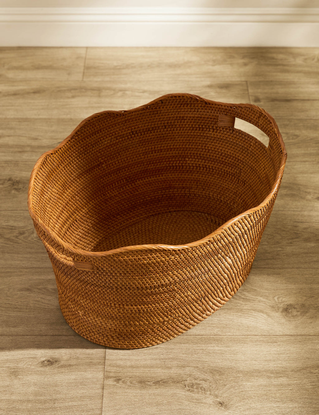 Lulu and Georgia - Tyna Rattan Laundry Basket