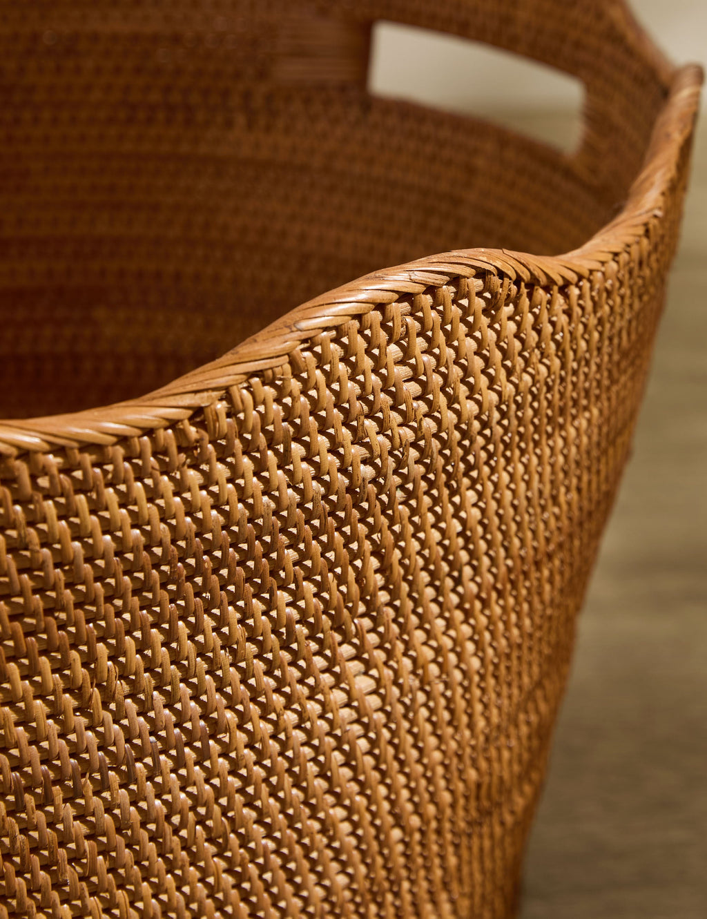Lulu and Georgia - Tyna Rattan Laundry Basket