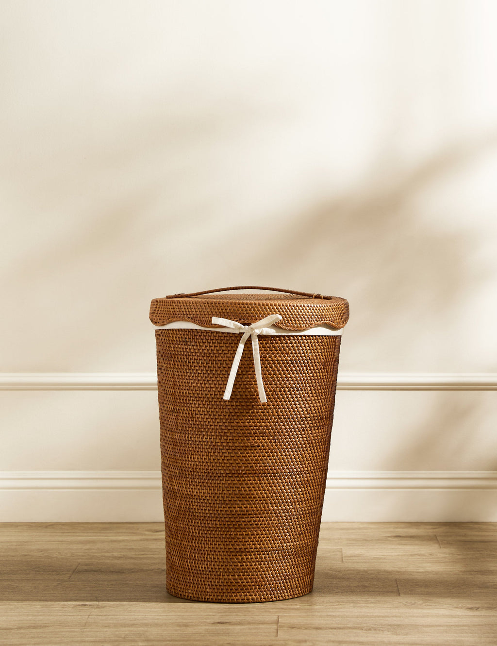 Lulu and Georgia - Tyna Rattan Lidded Hamper