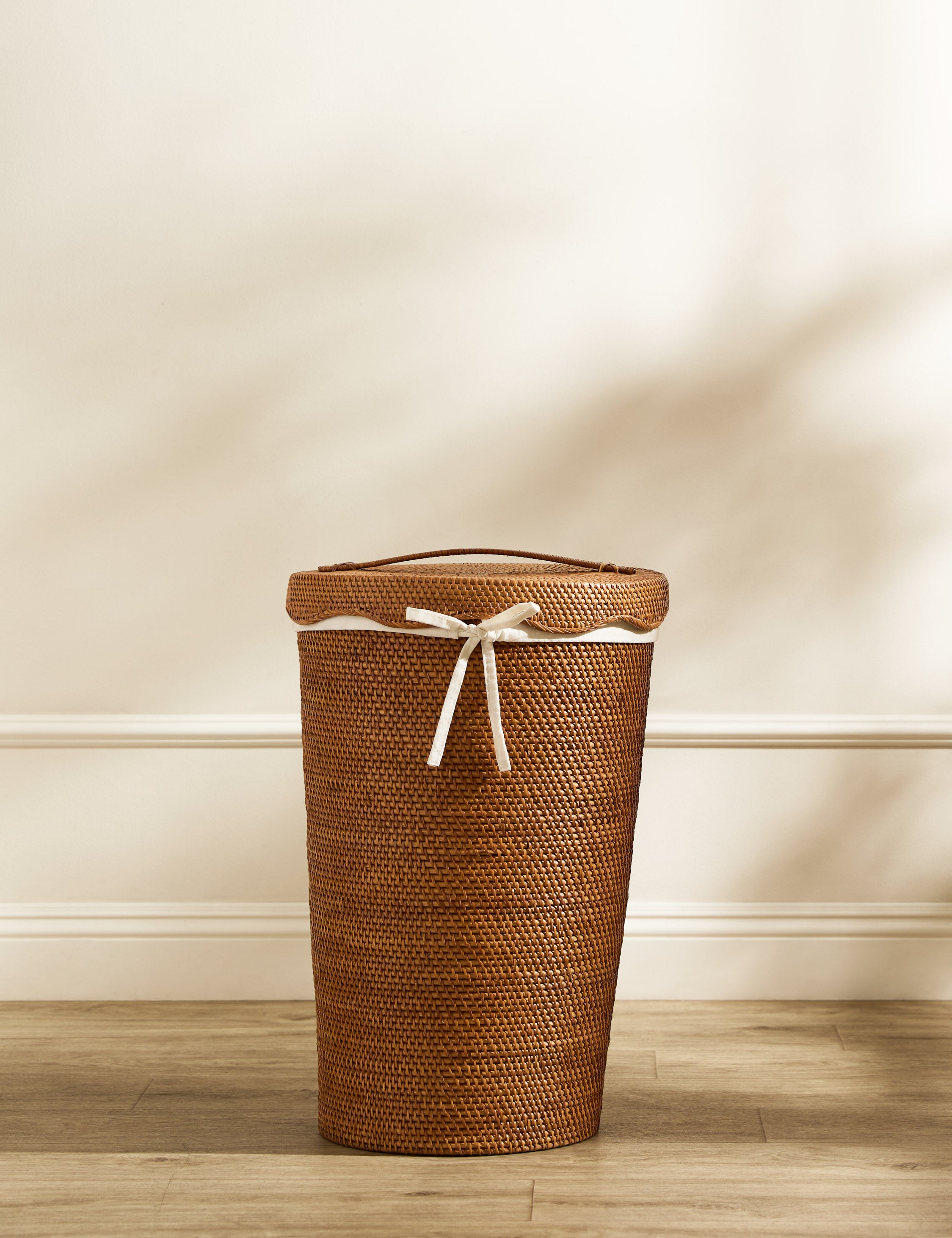 Lulu and Georgia - Tyna Rattan Lidded Hamper