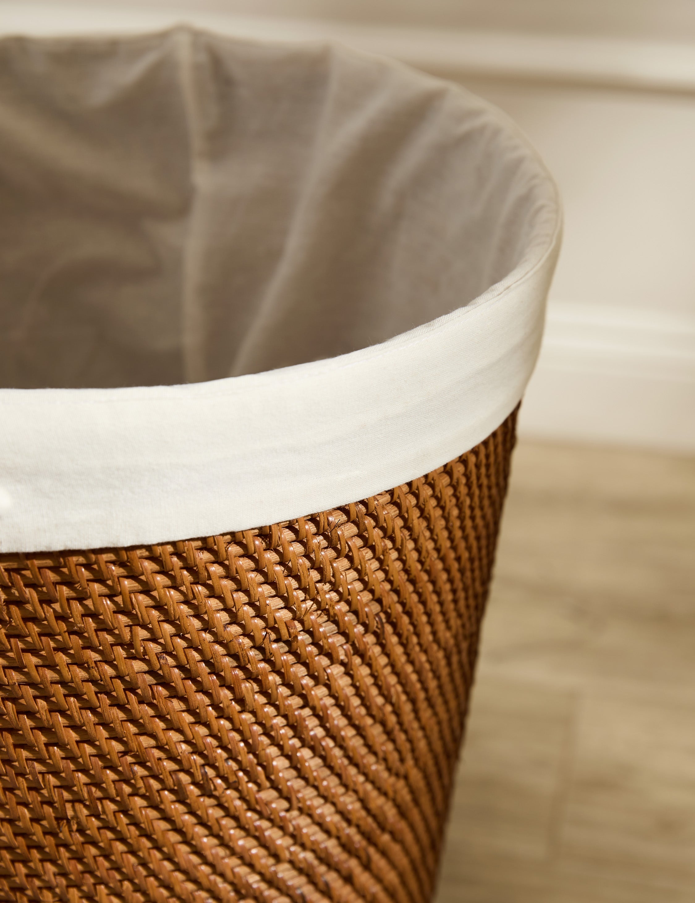 Lulu and Georgia - Tyna Rattan Lidded Hamper