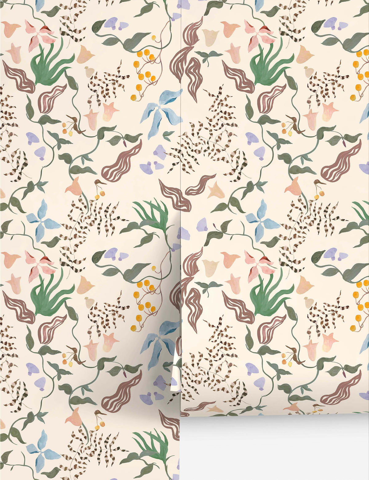 Lulu and Georgia - Untamed Garden Wallpaper Mural by Sarah Sherman Samuel