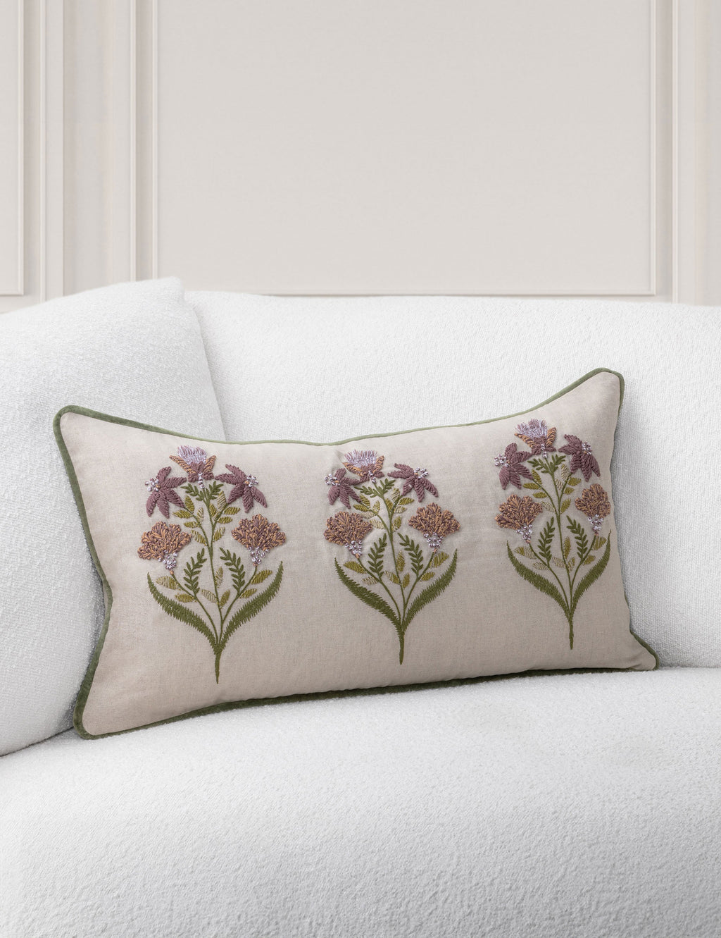 Lulu and Georgia - Lorraine Embroidered Pillow