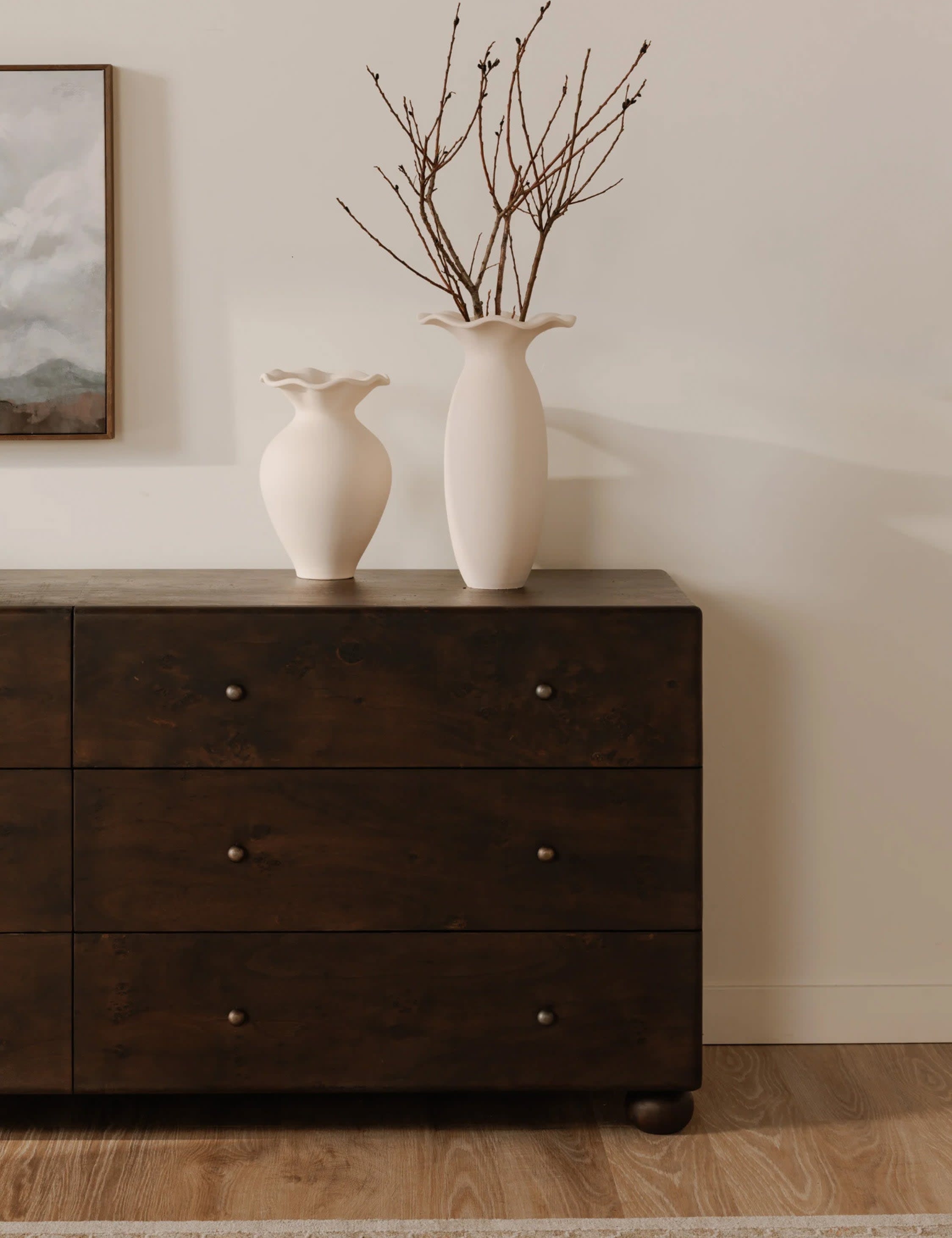 Lulu and Georgia - Open Box: Hobbes Dresser, Dark Brown